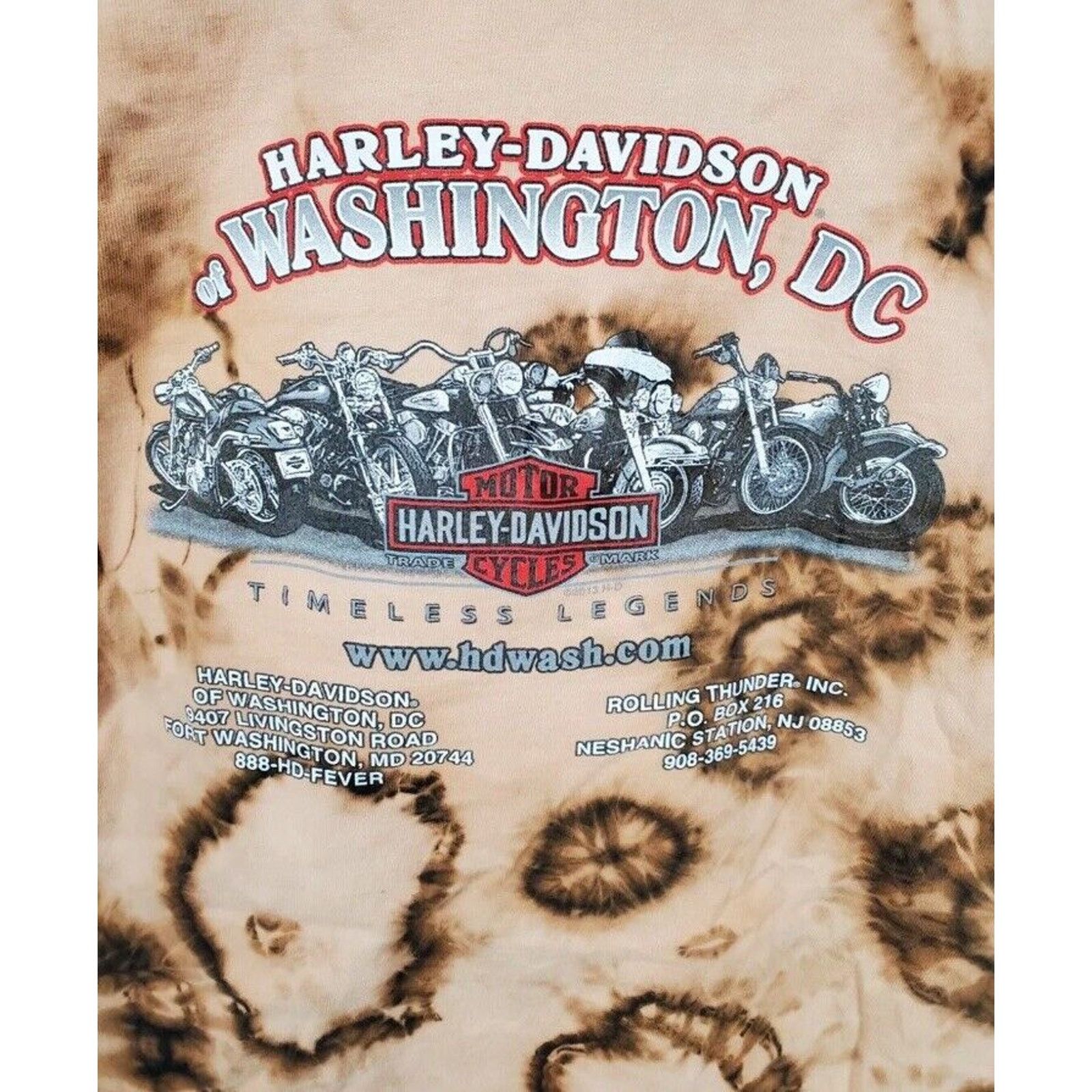 Harley Davidson Vintage Harley Davidson Shirt Men's L Rolling Biker Tye dye Size US L / EU 52-54 / 3 - 13 Thumbnail