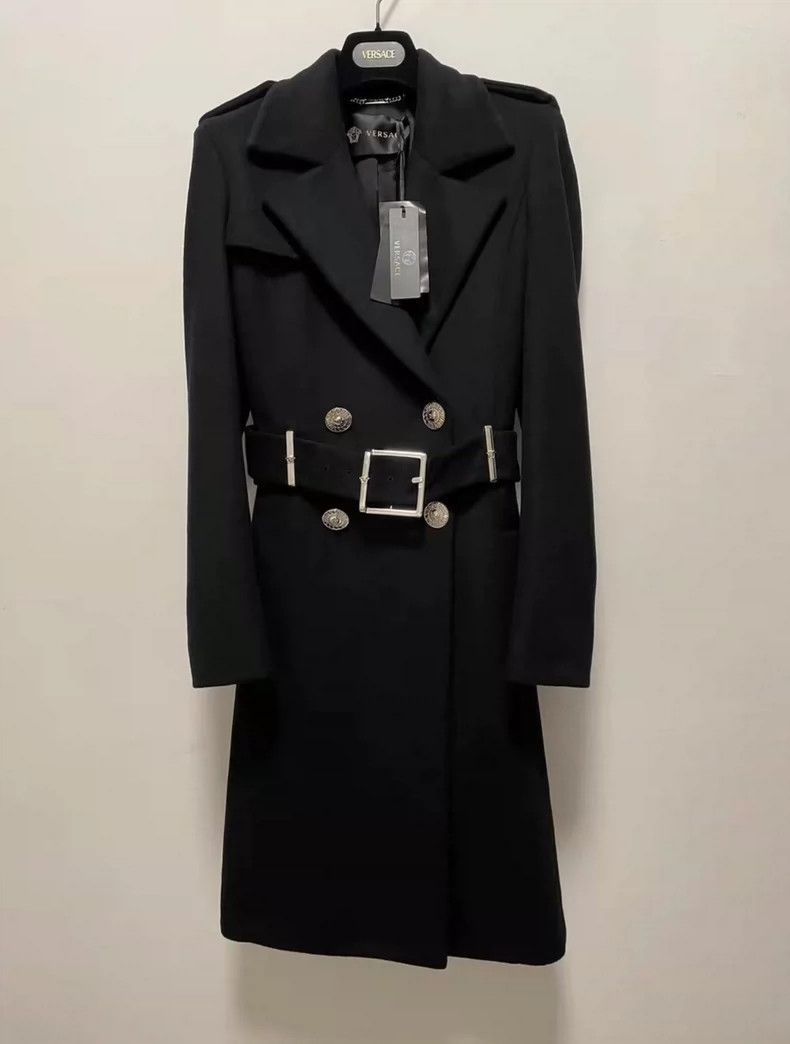 Versace Versace Main line classic reversible wool cashmere coat Size S / US 4 / IT 40 - 2 Thumbnail
