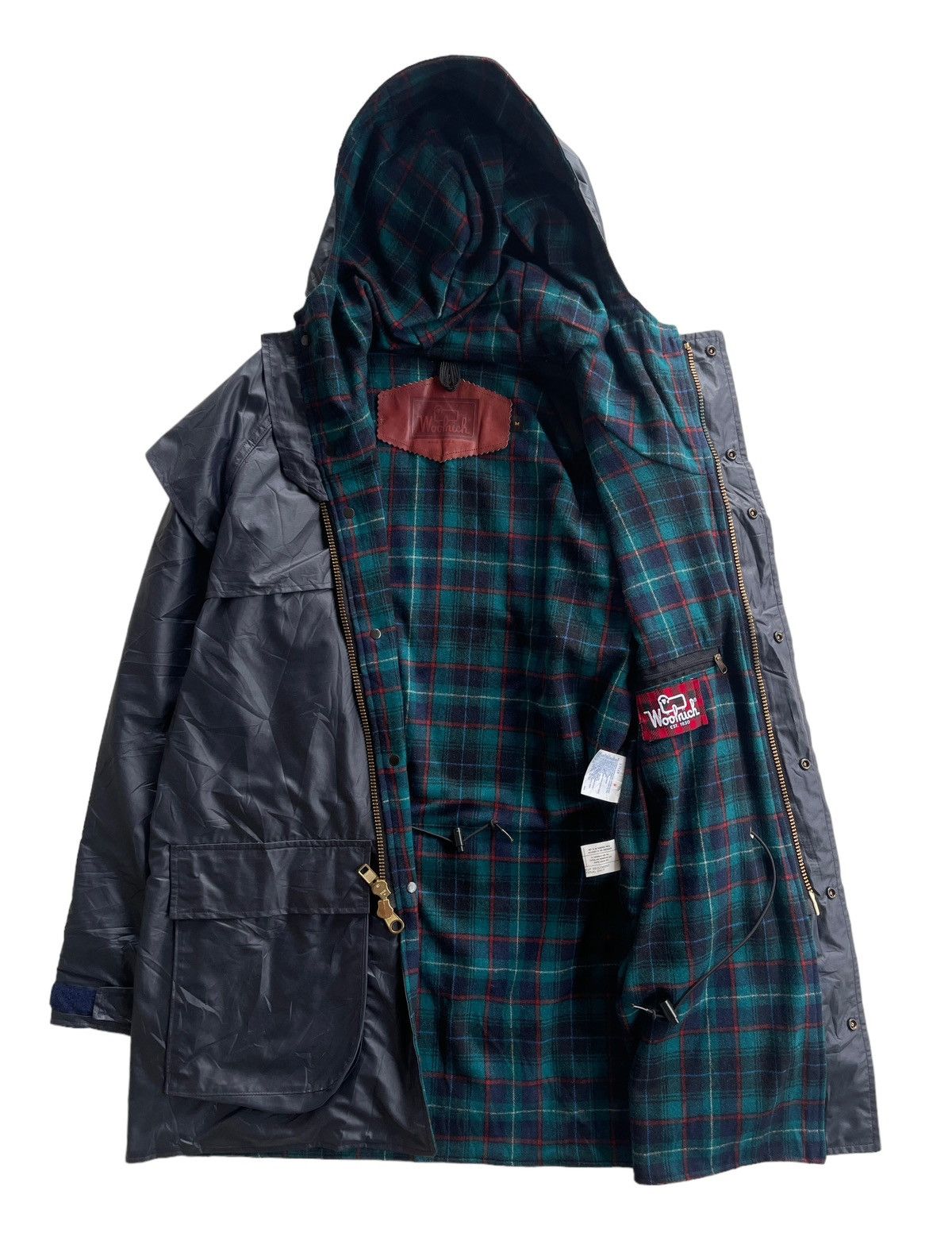 Woolrich Woolen Mills GRAIL🔥80s Woolrich Wax Water Resistant Wool Lined Parkas Size US M / EU 48-50 / 2 - 8 Thumbnail