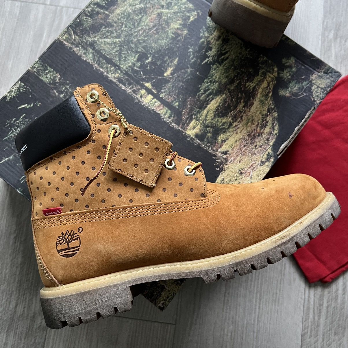 Comme des Garcons SHIRT × Supreme × Timberland Timberland 6” AW/SS15 Supreme x Comme Des Garçon Boots Size US 10 / EU 43 - 4 Thumbnail