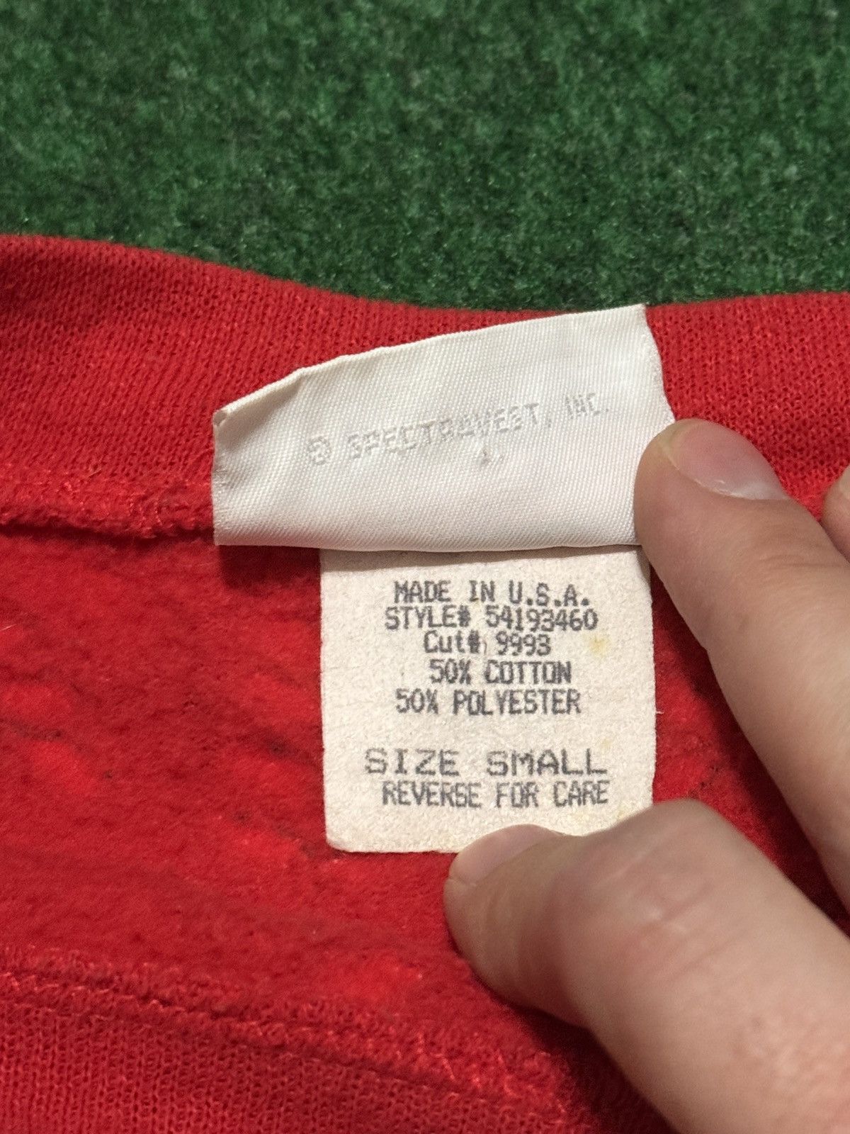 Vintage Vintage 80s 90s Christmas Retro Puff Red Sm Ugly Sweater Size S / US 4 / IT 40 - 4 Thumbnail