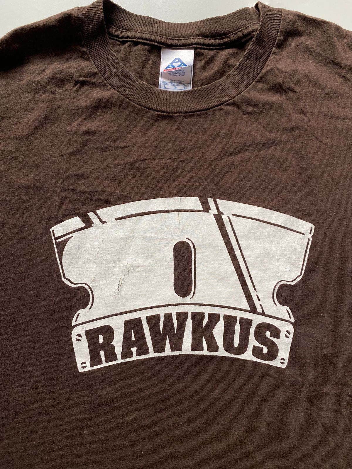Rap Tees Rawkus OG Logo Tee size L rare Size US L / EU 52-54 / 3 - 3 Thumbnail