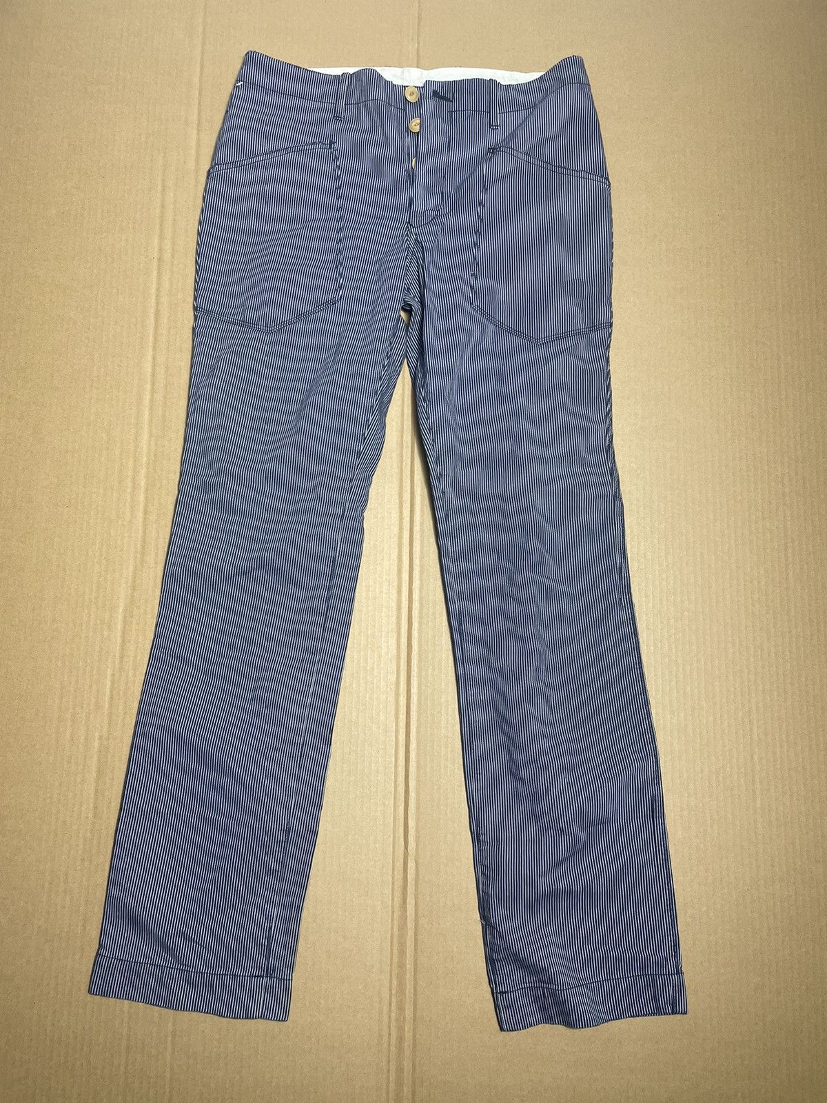 Japanese Brand Japanese Buckle Back Hickory Haver Sack Pants Size US 34 / EU 50 - 2 Thumbnail