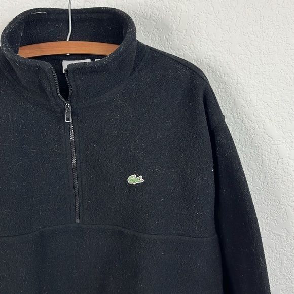 Lacoste Lacoste Logo 1/4 1/2 Zip Sherpa Fleece Jacket Size US M / EU 48-50 / 2 - 1 Thumbnail