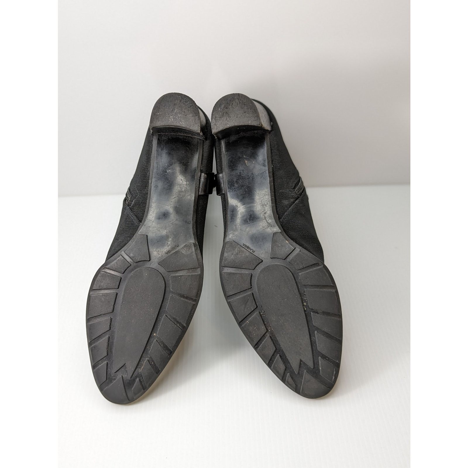 Stuart Weitzman Chelsea black heeled ankle buckle boots moto sz 7 Size US 7 / IT 37 - 6 Thumbnail