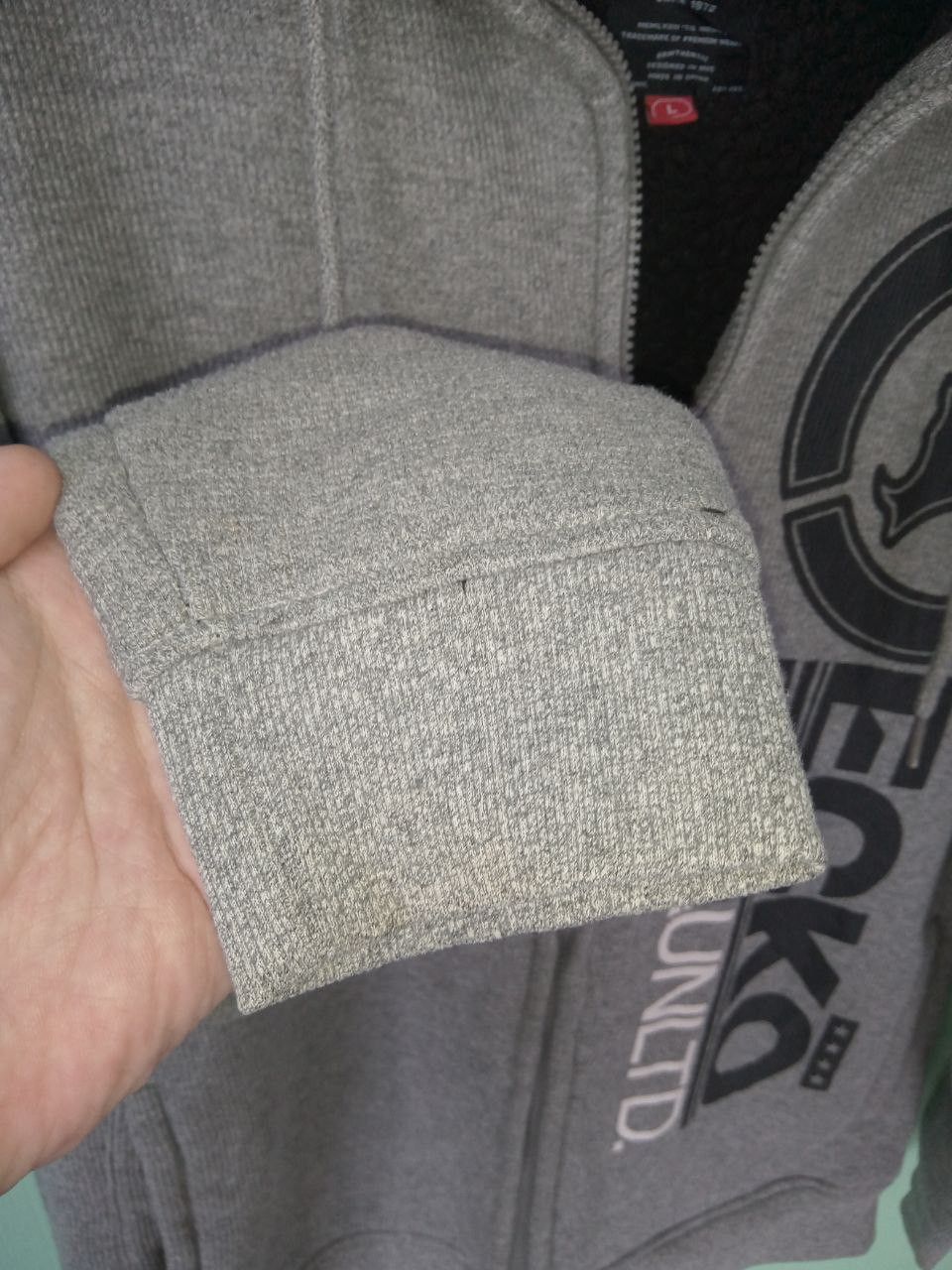 Ecko Unltd. Ecko Unltd Men's Full Zip Thermal Sherpa Hoodie Size US L / EU 52-54 / 3 - 12 Thumbnail