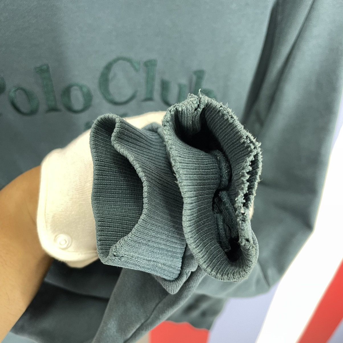 Vintage 90s Vintage POLO CLUB Crew Neck Sweatshirt #1395/AW Size US M / EU 48-50 / 2 - 6 Thumbnail