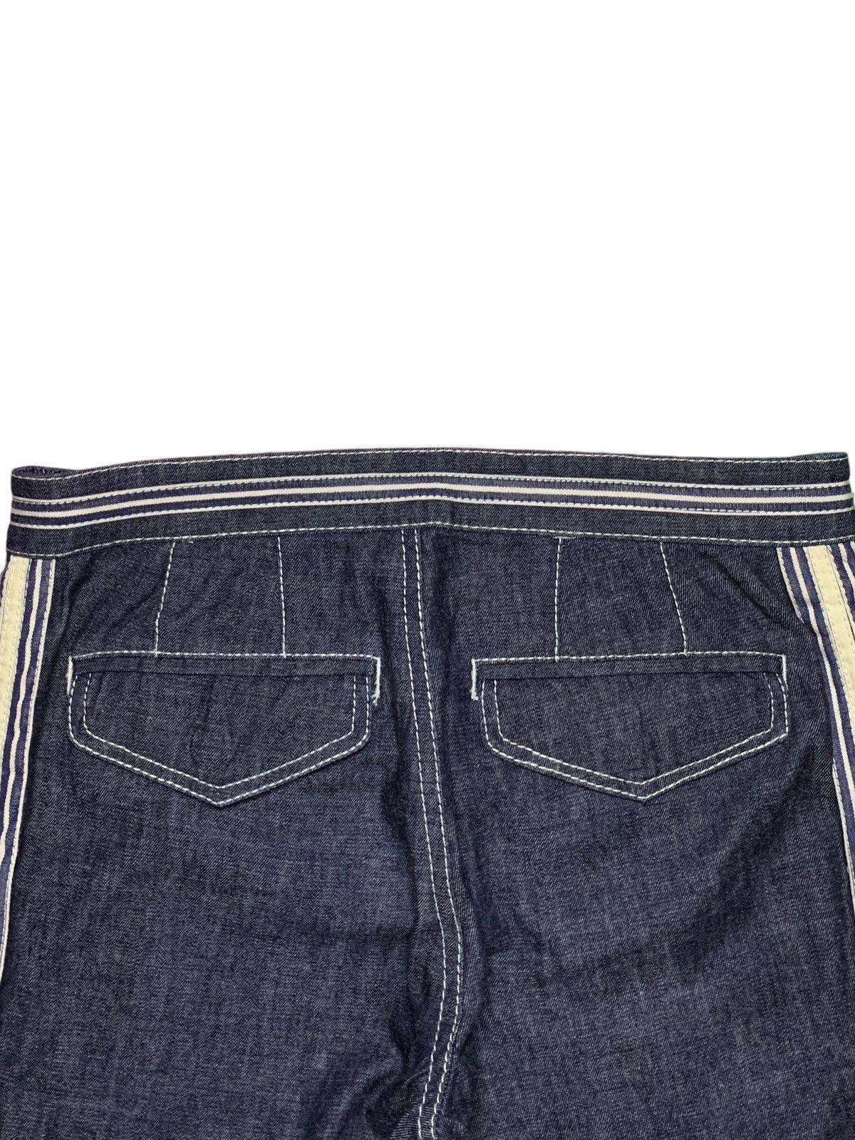 Heaven by Marc Jacobs × Jacobs By Marc Jacobs × Marc Jacobs Marc Jacobs Blue Wash Side Striped Bootcut Denim Pants Size 28" / US 6 / IT 42 - 6 Thumbnail