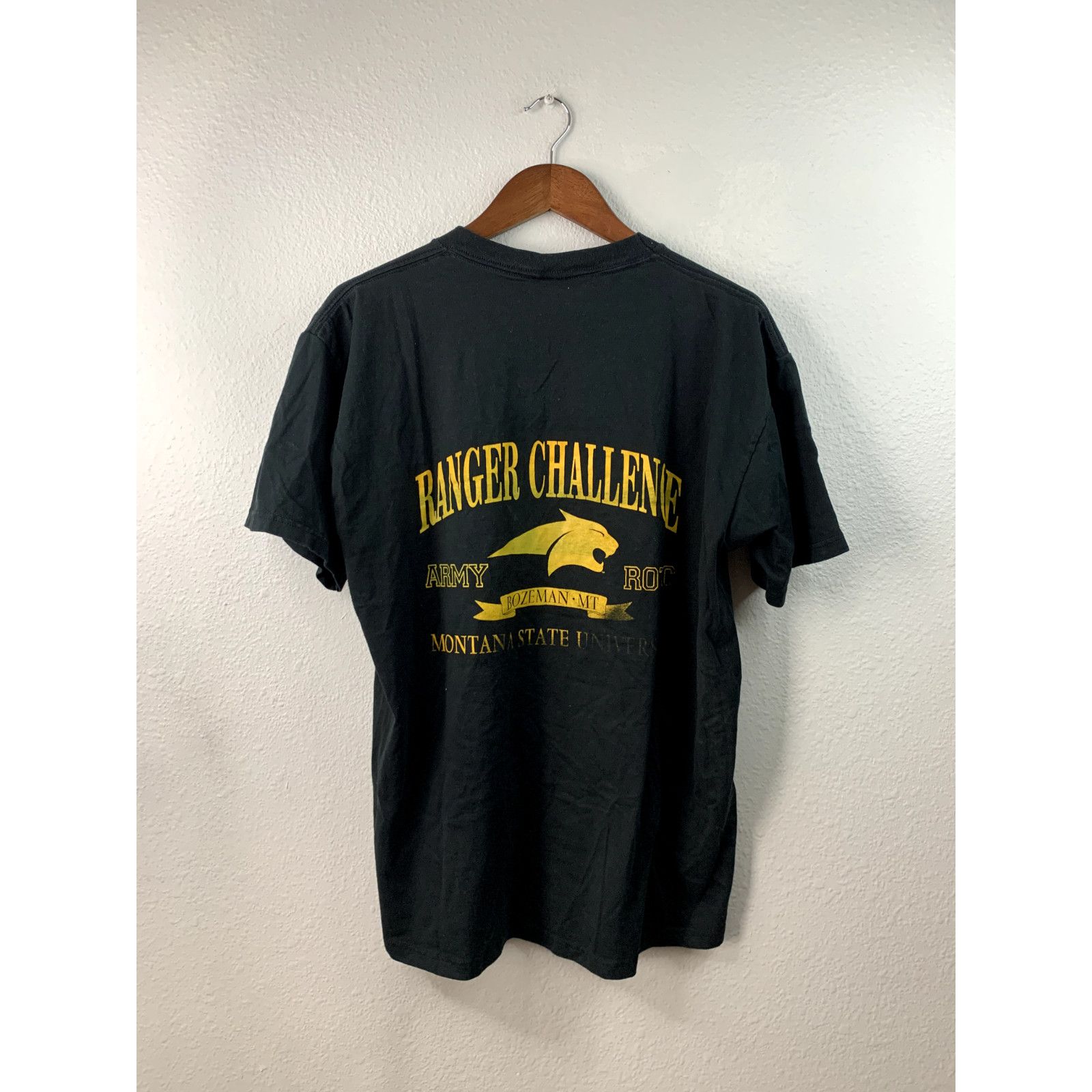 Jerzees Vintage ROTC Shirt Army Graphic Rangers Challenge Tee 90s L Size US L / EU 52-54 / 3 - 1 Thumbnail