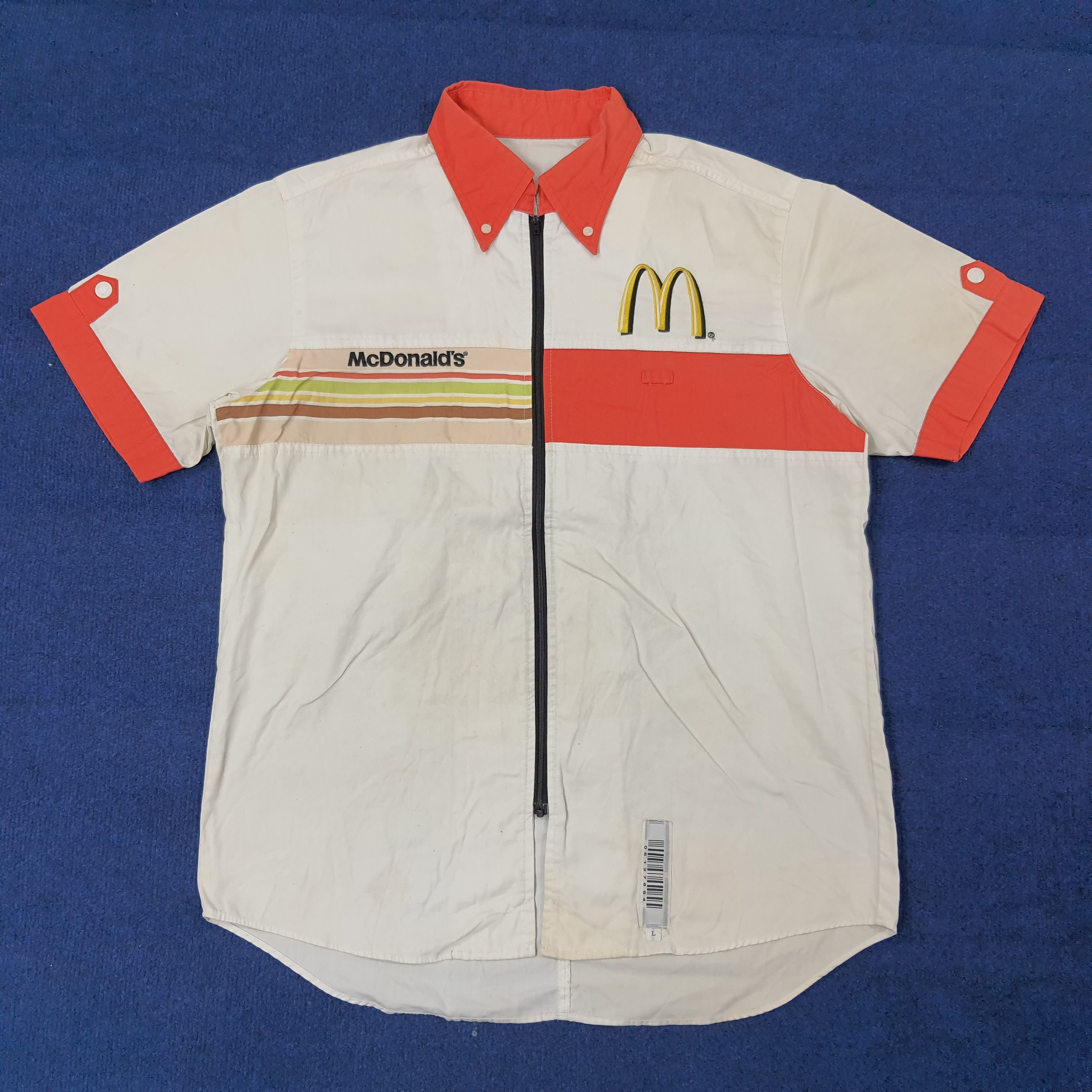 Vintage Vintage McDonald's Staff Uniform Worker Jacket C267N39 Size US L / EU 52-54 / 3 - 1 Thumbnail