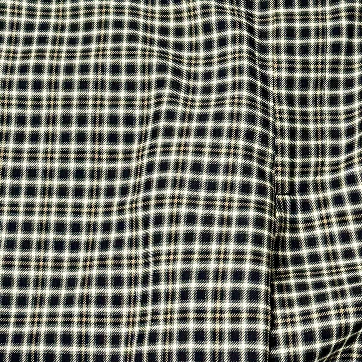 Vintage SICK TRUE VINTAGE 70s NAVY AND GOLD PLAID PANTS! Size US 36 / EU 52 - 5 Thumbnail