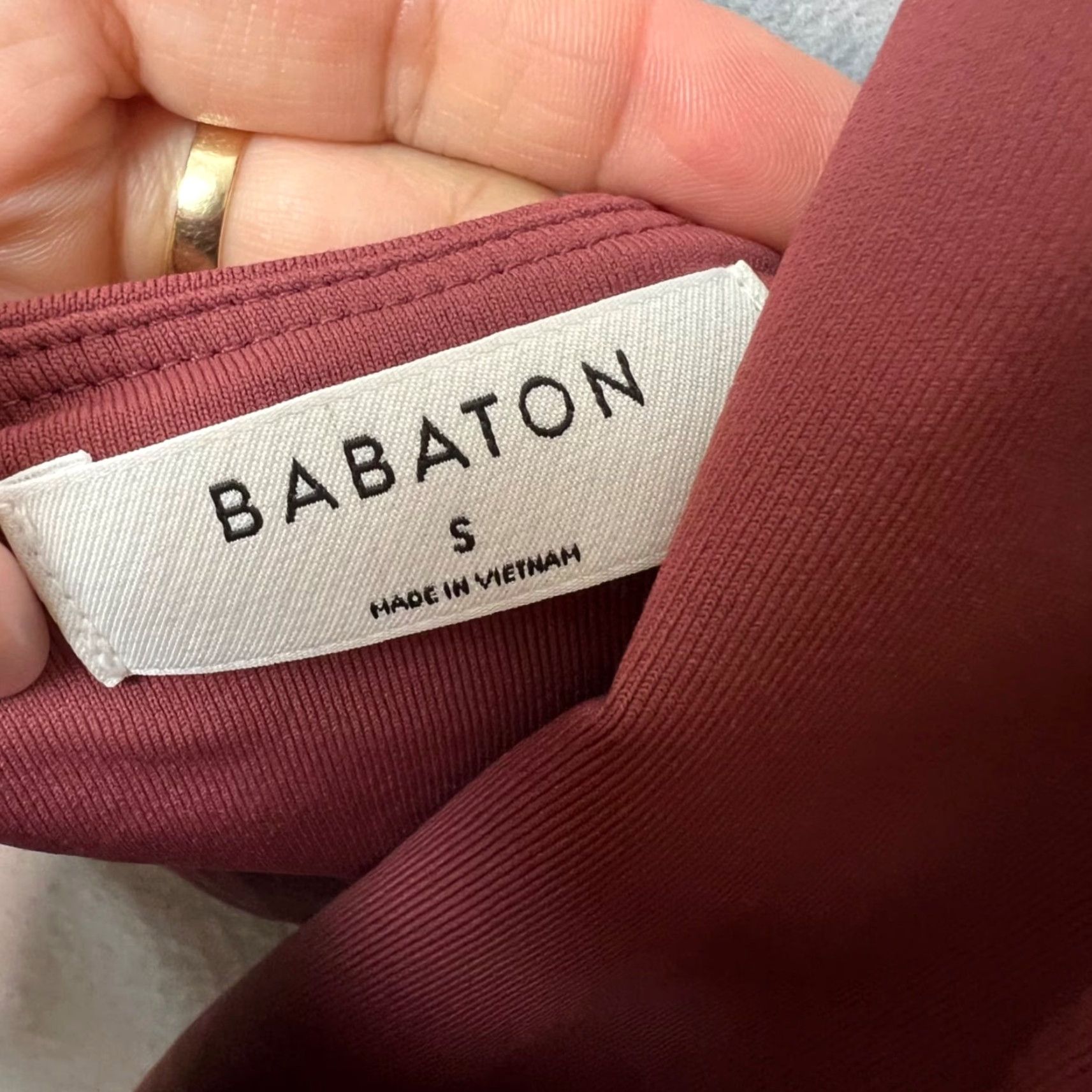 Vintage Babaton Womens Size Small Halter Neck Red Bodysuit Nylon Blend Size S / US 4 / IT 40 - 3 Thumbnail