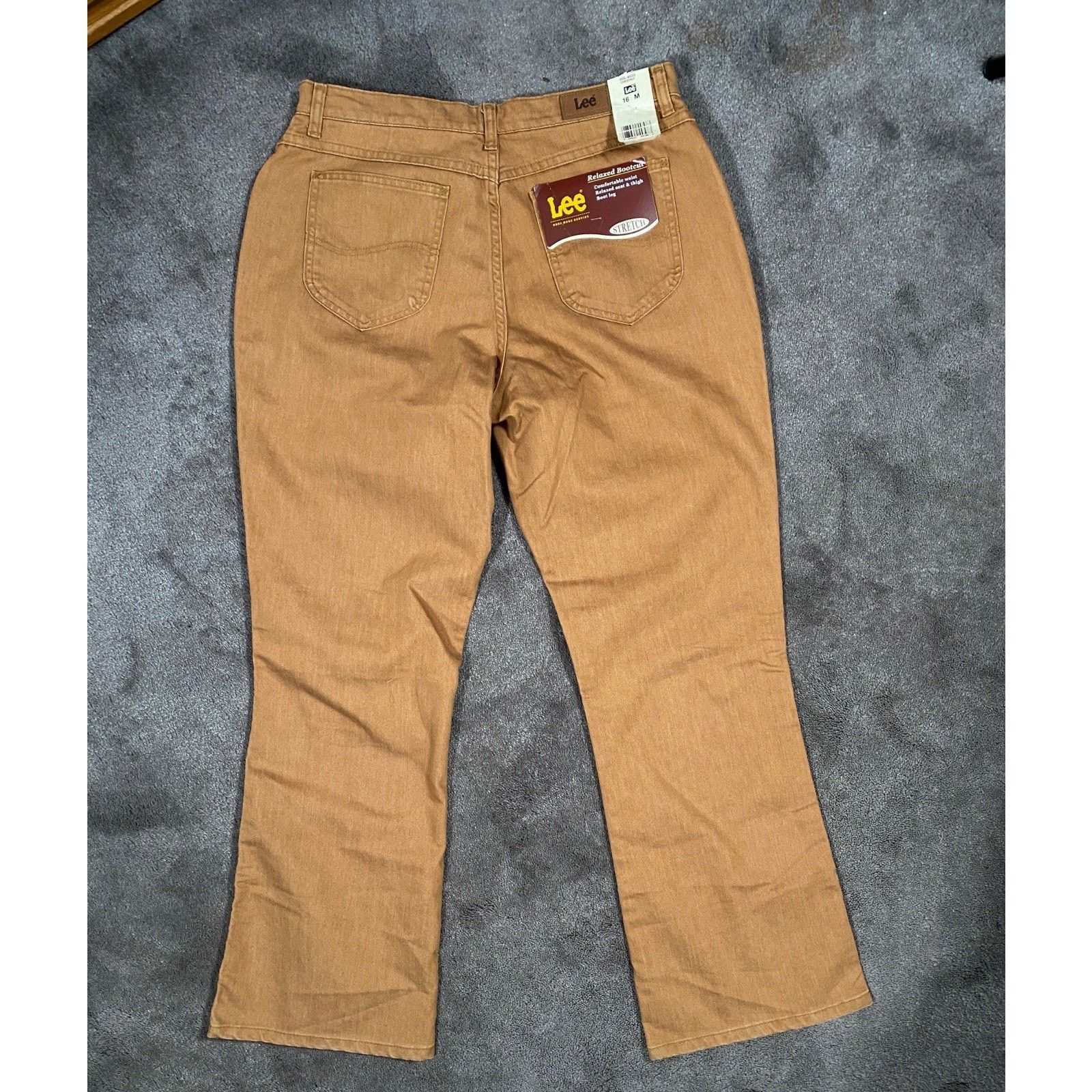 Lee Lee Vintage Women’s Size 16 M Relaxed Boot Cut Stretch Jeans Size 32" / US 10 / IT 46 - 6 Thumbnail