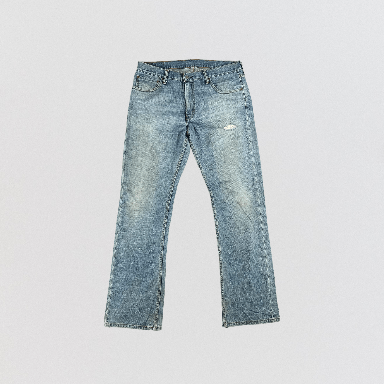 image of Light Wash Levis 527 Flare Jeans-Jm2476 in Blue, Men's (Size 38)