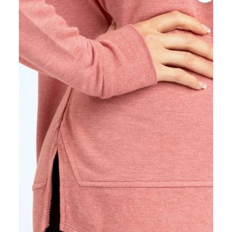 Threads 4 Thought Threads 4 Thought Leelu Rib Hem Dark Pink Raglan Sweatshirt Size M / US 6-8 / IT 42-44 - 9 Thumbnail