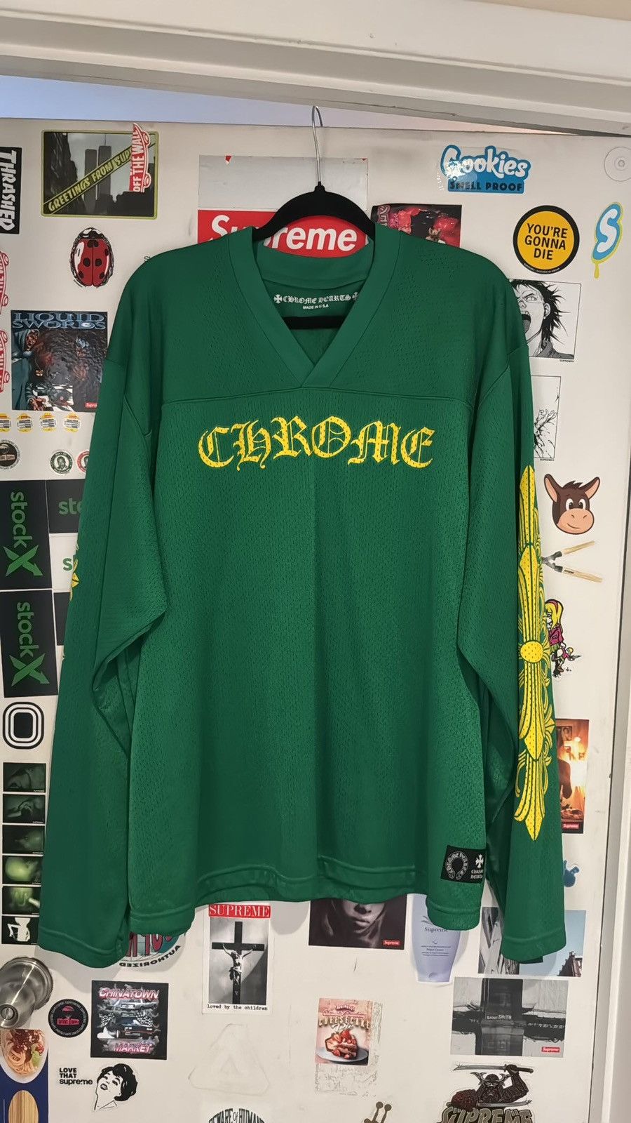 Chrome Hearts Chrome Hearts Long Sleeve Mesh Jersey Size US XXL / EU 58 / 5 - 1 Thumbnail