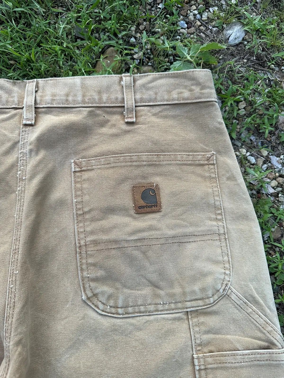 Carhartt FADED BROWN VINTAGE CARHARTT WORK WEAR MADE IN USA PANTS Size US 33 - 12 Thumbnail