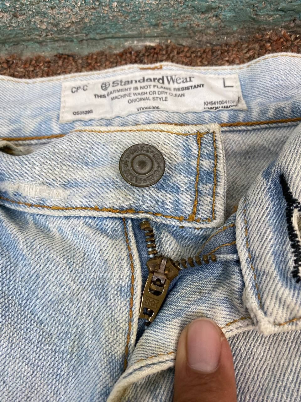 Japanese Brand cp-c japanese brands union made distressed denim Size US 32 / EU 48 - 14 Thumbnail