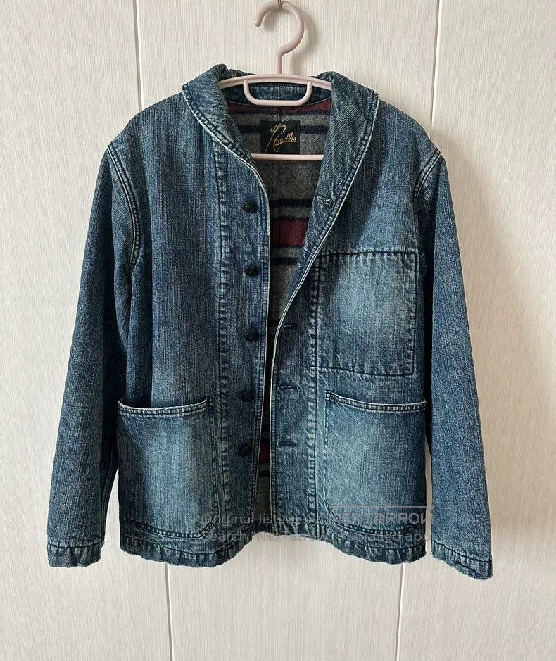 Needles Needles Denim Jacket Jacket Washed and Worn Size US S / EU 44-46 / 1 - 1 Thumbnail