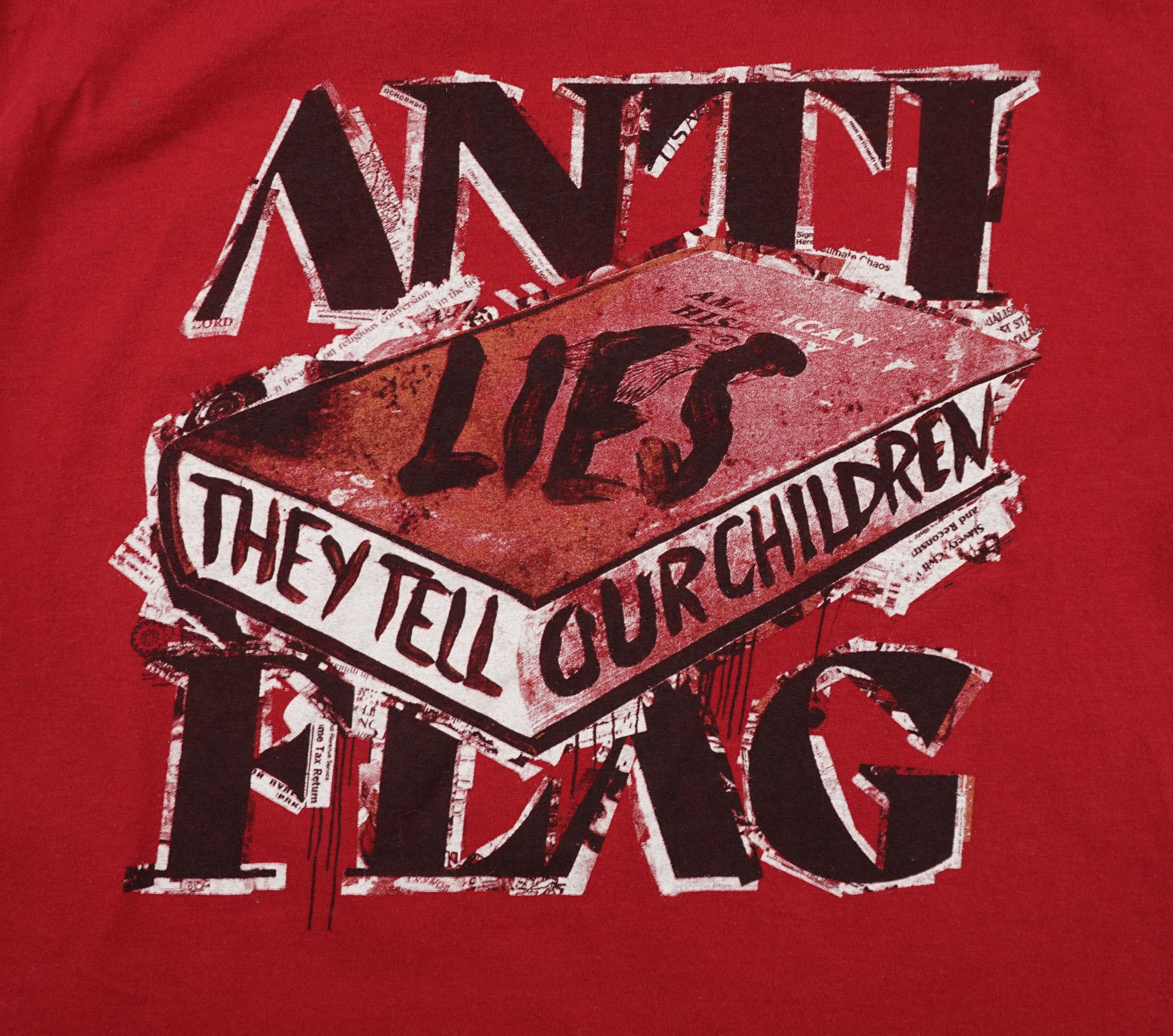 Band Tees × Vintage Vintage 2023 Anti-Flag Band Tour T-Shirt Size US S / EU 44-46 / 1 - 3 Thumbnail
