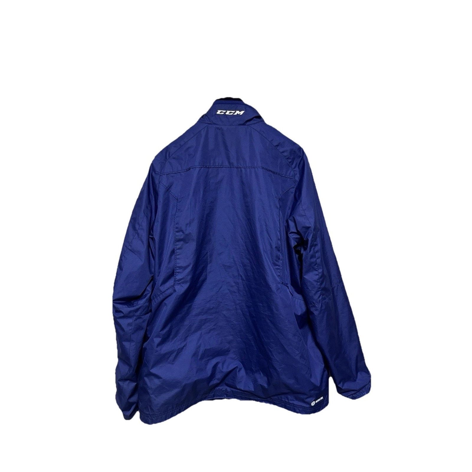 Ccm CCM Hockey Blue Windbreaker Jacket Size US L / EU 52-54 / 3 - 10 Thumbnail