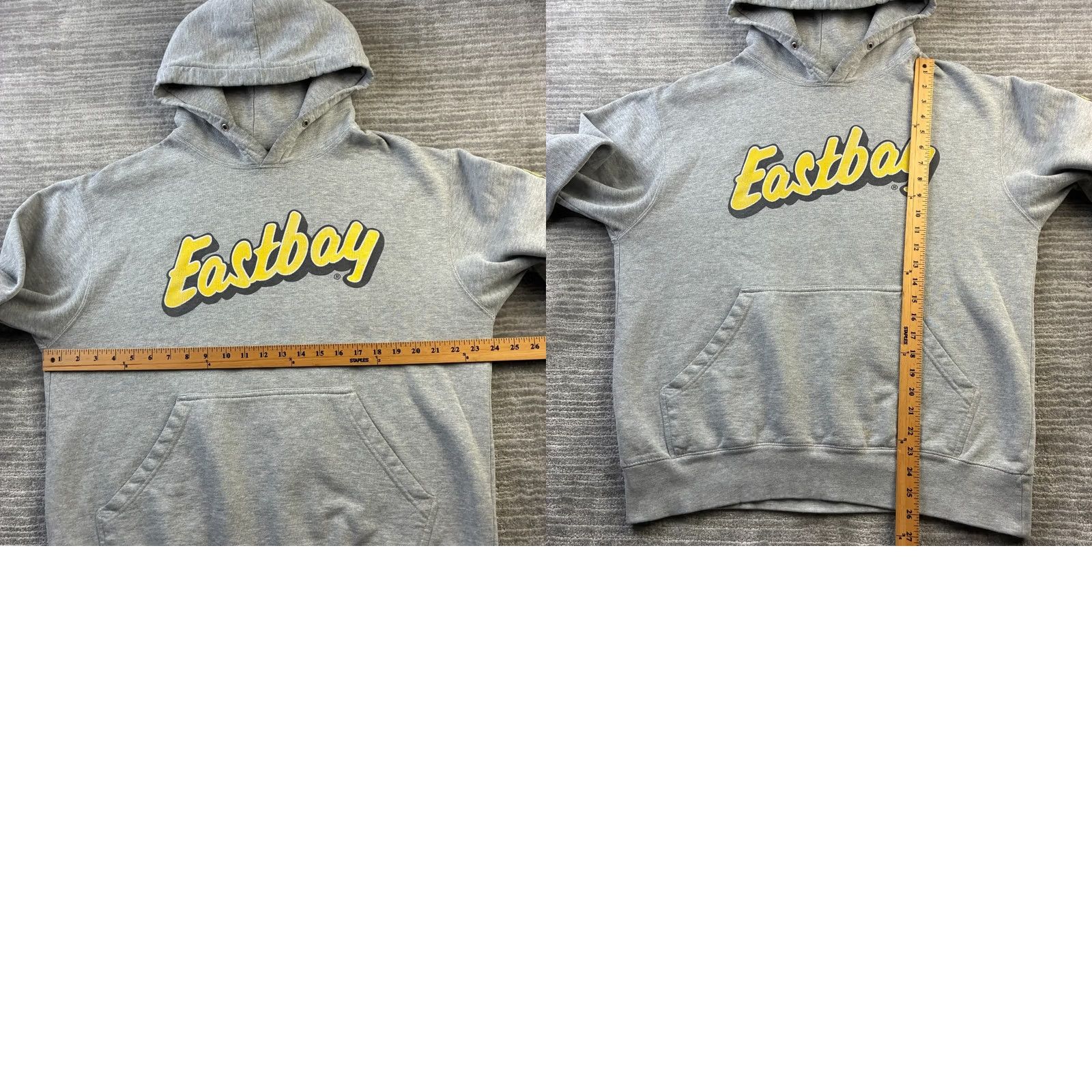 Vintage VINTAGE Eastbay Hoodie Mens M Gray Mail Order Catalog Y2K Size US M / EU 48-50 / 2 - 8 Thumbnail