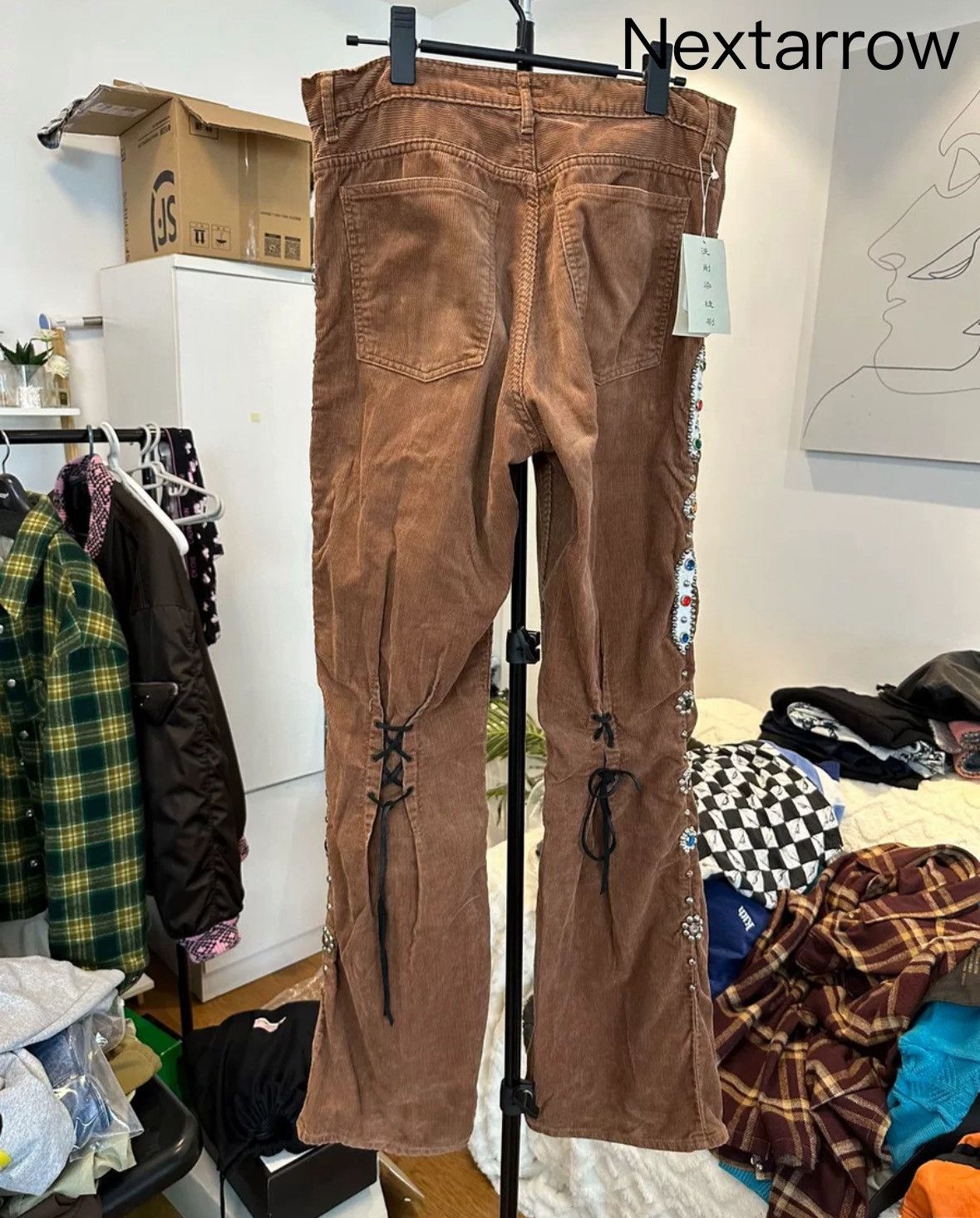 Kapital Kapital Brown Corduroy Pants2412-Nextarrow Size US 36 / EU 52 - 2 Thumbnail