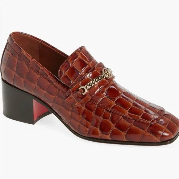 Christian Louboutin o1s1wg111025 Loafers in Brown Size US 8.5 / IT 38.5 - 1 Thumbnail