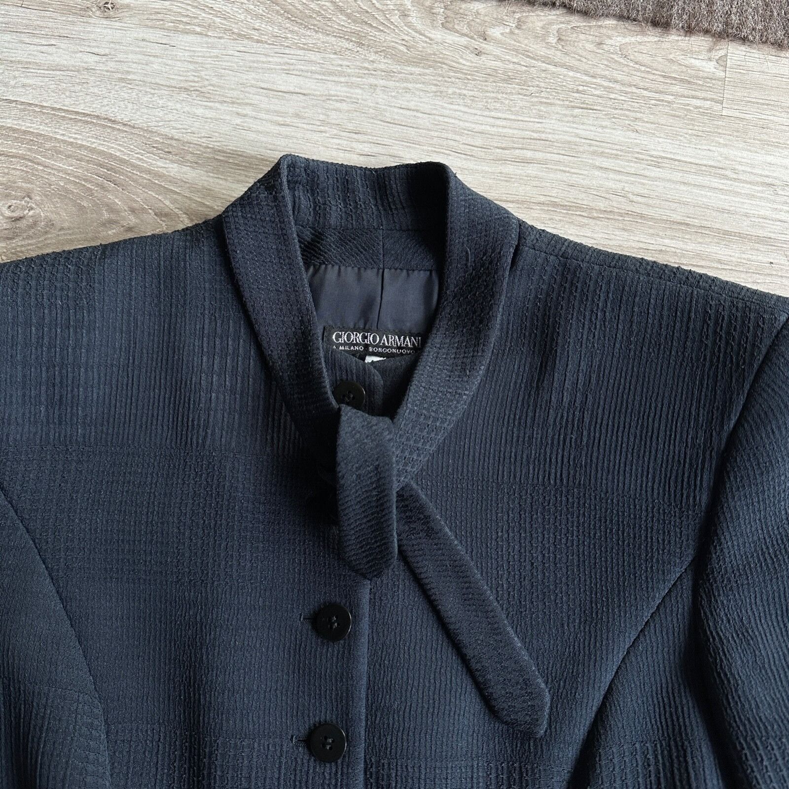 Giorgio Armani Giorgio Armani Vintage Silk Blazer Jacket 9100AC Size M / US 6-8 / IT 42-44 - 5 Thumbnail