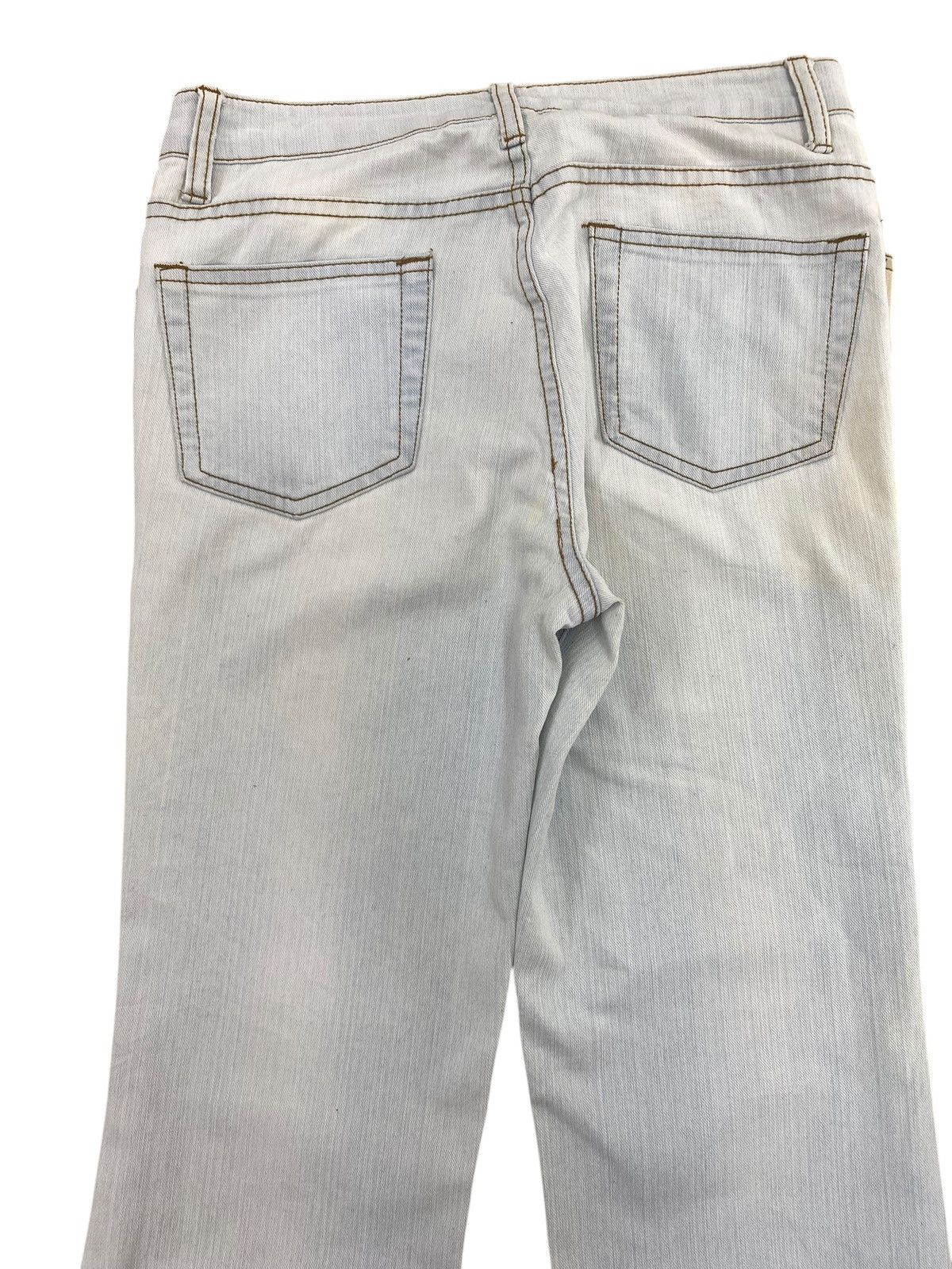 Japanese Brand Japanese Brand Hand Painted Style Flare Jeans Size US 26 / EU 42 - 4 Thumbnail