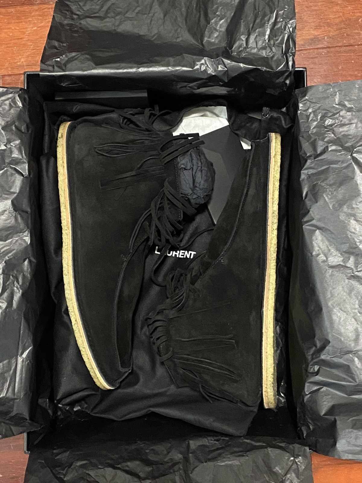 Saint Laurent Paris × Yves Saint Laurent Saint Laurent Nino Fringed boots Size US 7.5 / EU 40-41 - 2 Thumbnail
