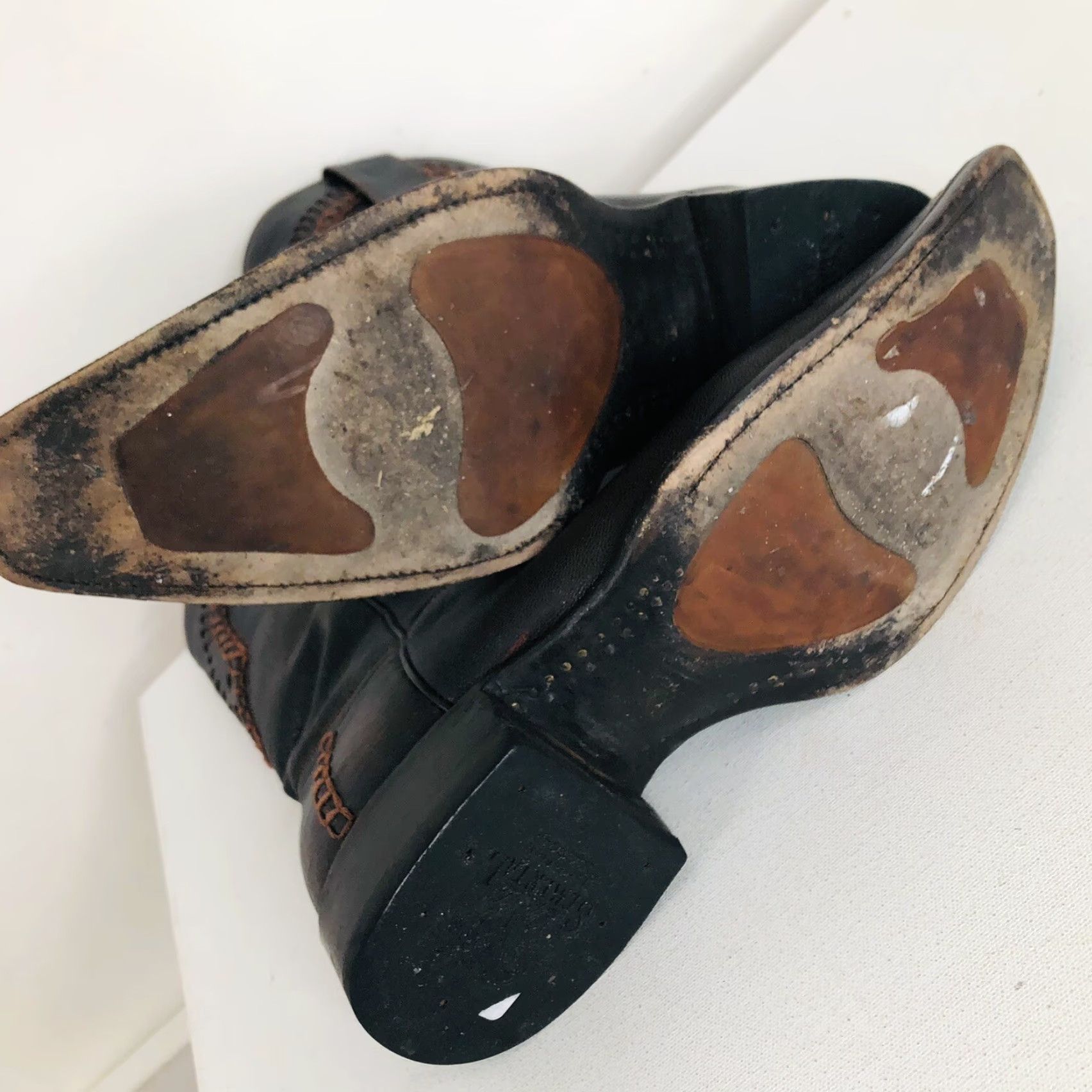 Vintage Lucchese RANCHO SEMENTAL Western Boot Mens US8 Exotic Brown Cowboy Boots Size US 8 / EU 41 - 7 Thumbnail