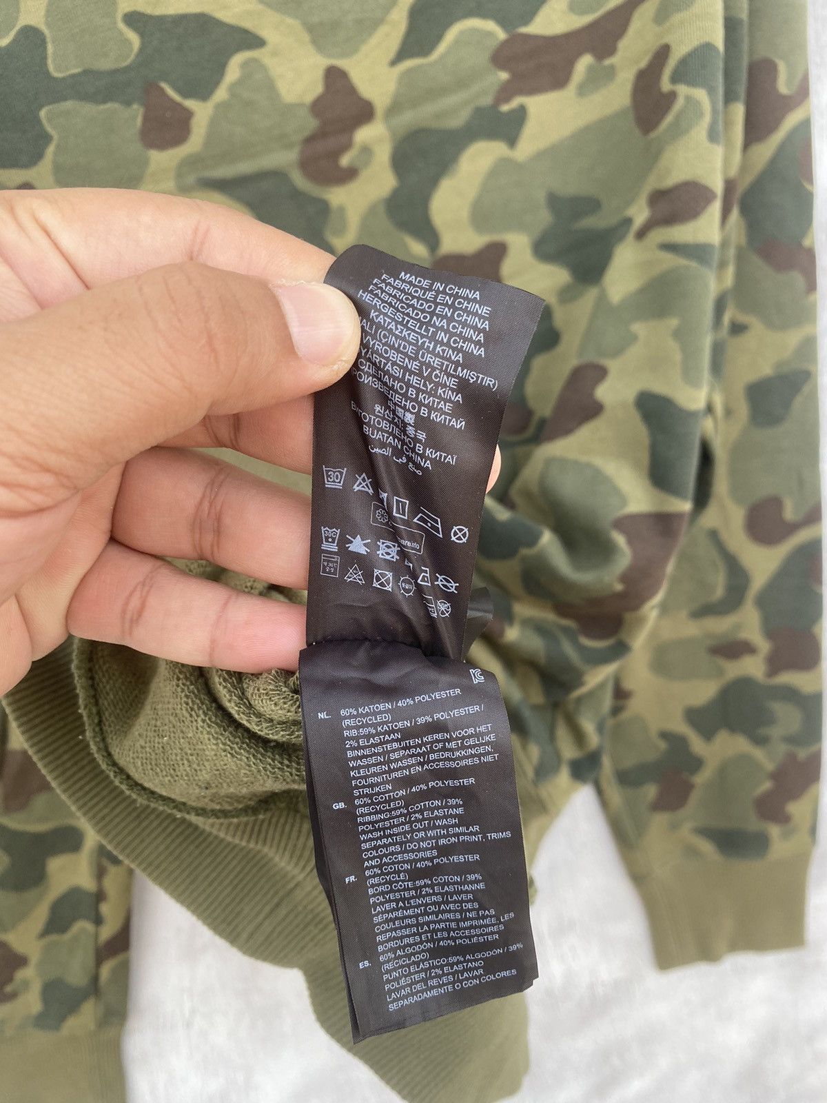 G-Star GSTAR CAMOUFLAG RAW SPELLOUT SWEATSHIRT Size US M / EU 48-50 / 2 - 8 Thumbnail