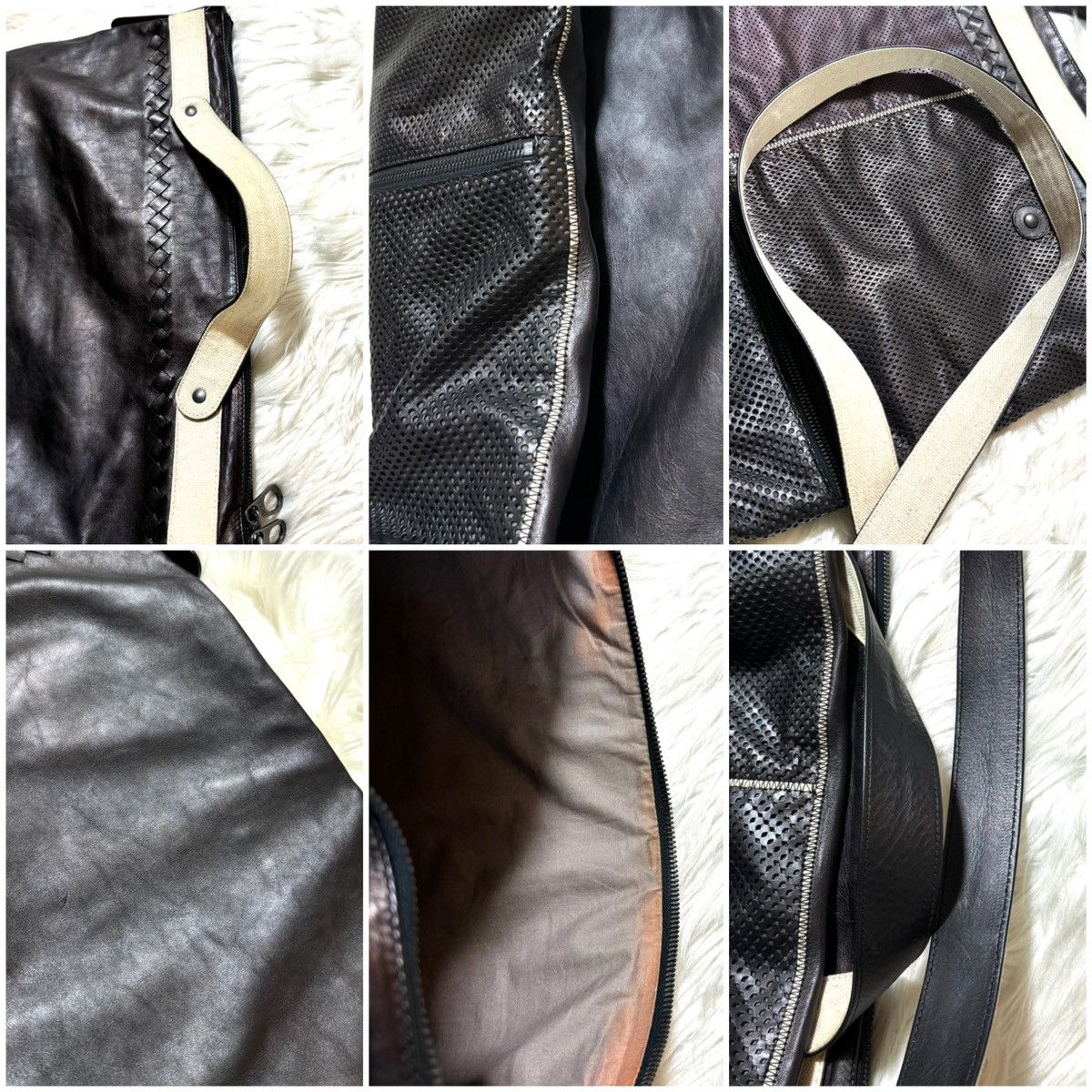 Bottega Veneta runway, Bottega Veneta mesh leather shoulder clutch bag Size ONE SIZE - 3 Thumbnail