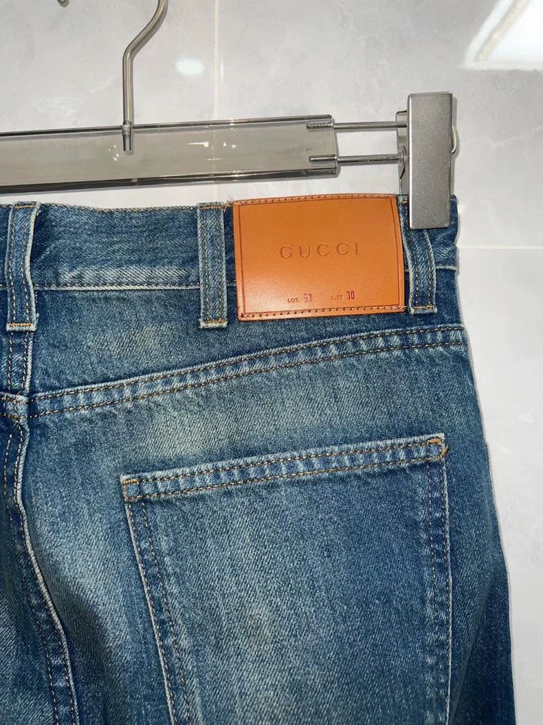 Gucci Gucci Coral snake floral straight jeans 2503-Nextarrow Size US 30 / EU 46 - 4 Thumbnail