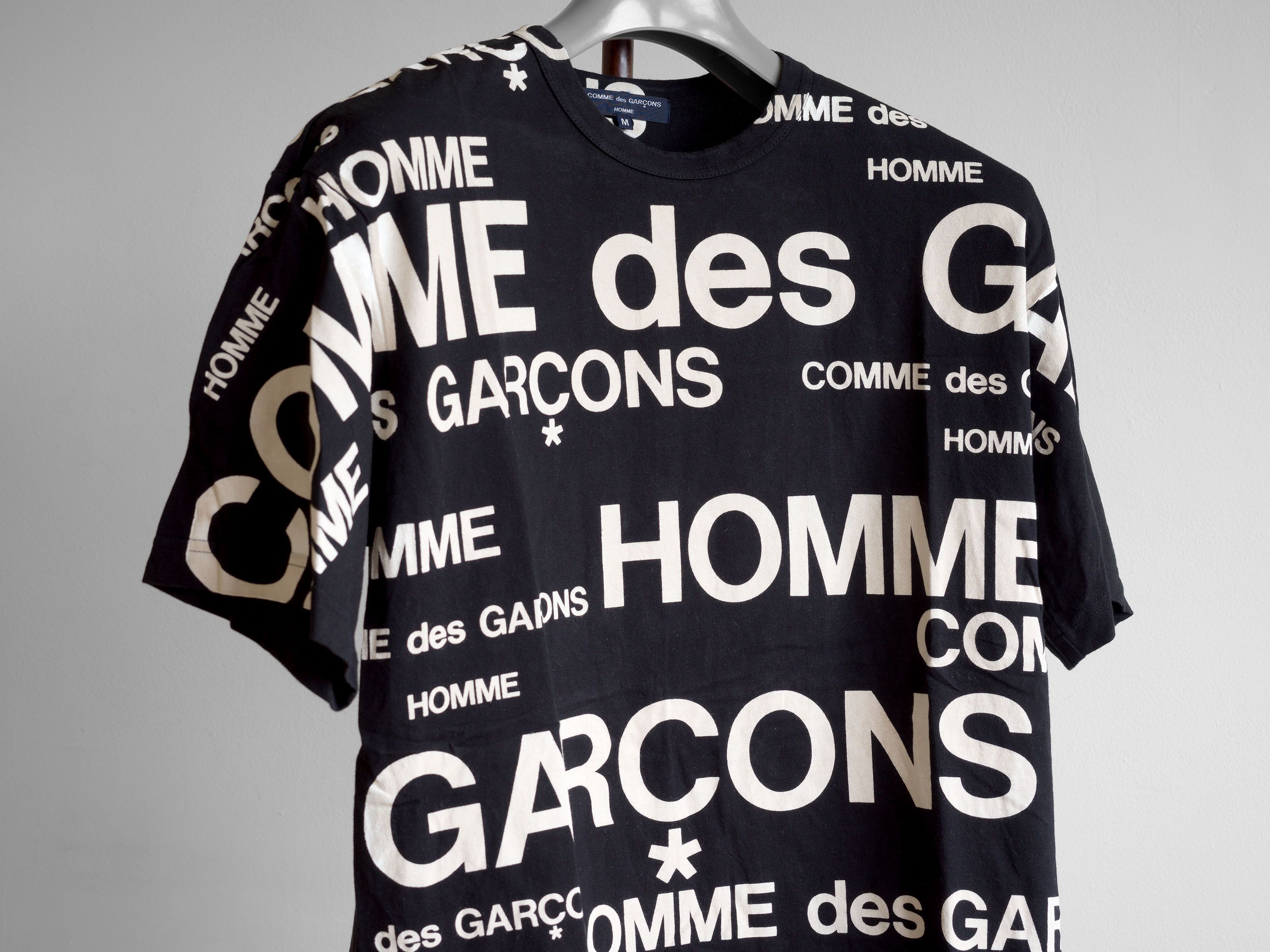 SS2007 COMME des GARÇONS HOMME LOGO PRINTS T-SHIRT