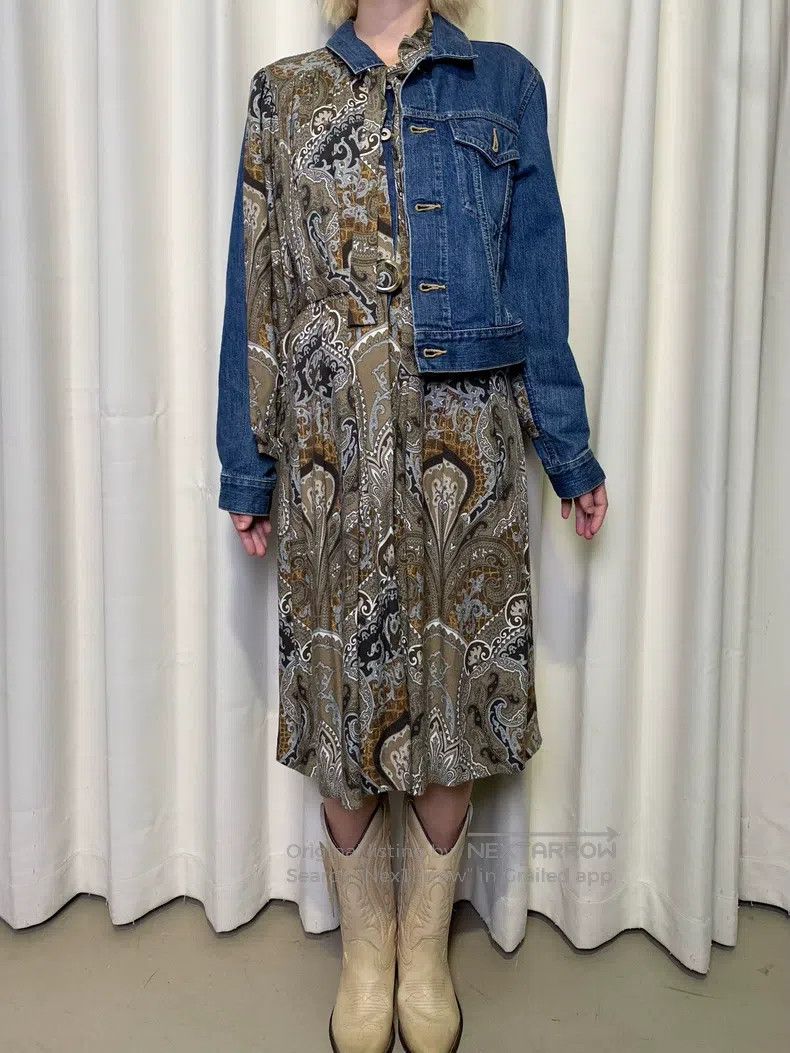 Junya Watanabe Junya Watanabe Cashew flower deconstructed denim jacket Size XS / US 0-2 / IT 36-38 - 4 Thumbnail