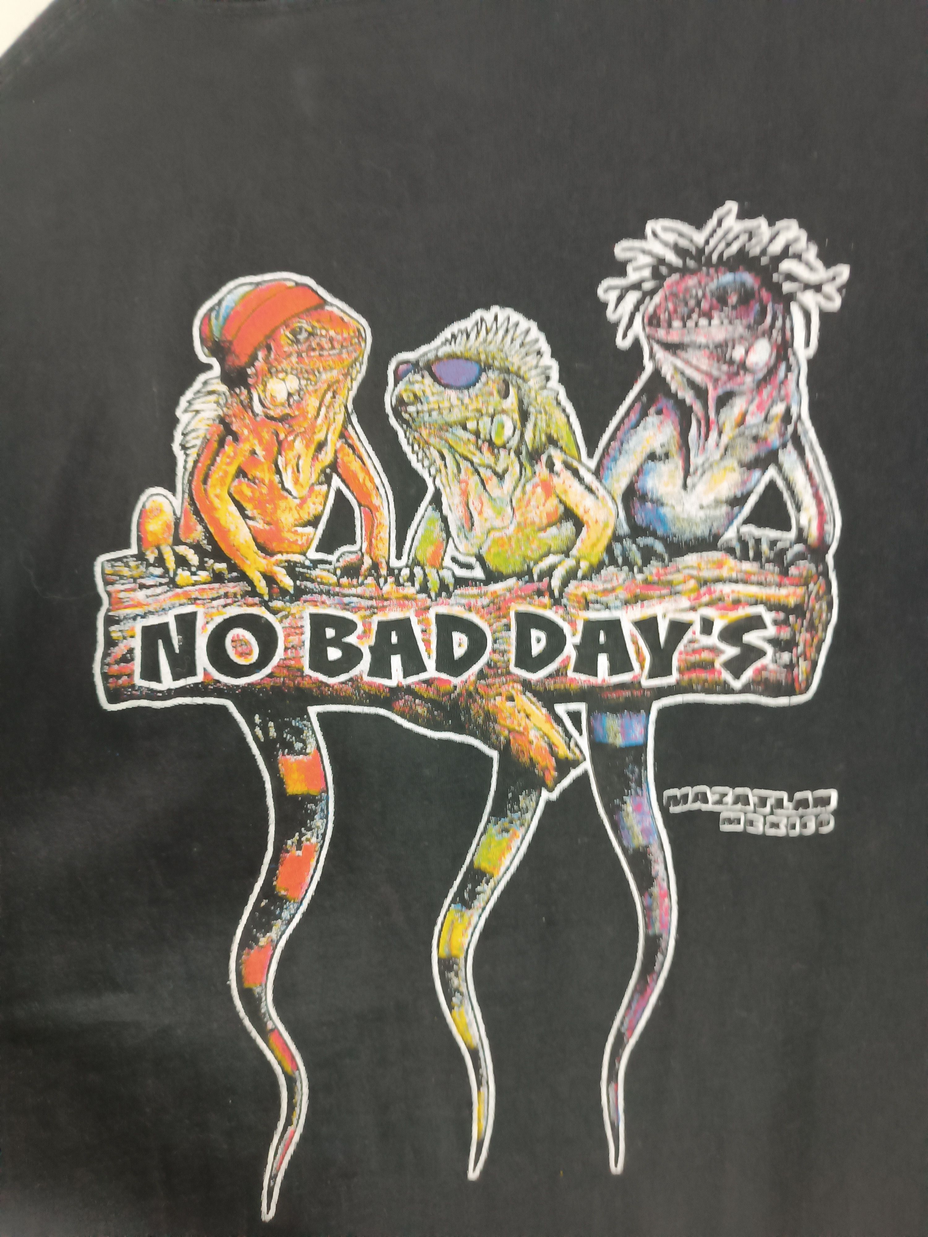 Other VINTAGE NO BAD DAYS MAZATLAN IGUANA PETS CAT DOG CUTE TEE Size US M / EU 48-50 / 2 - 13 Thumbnail