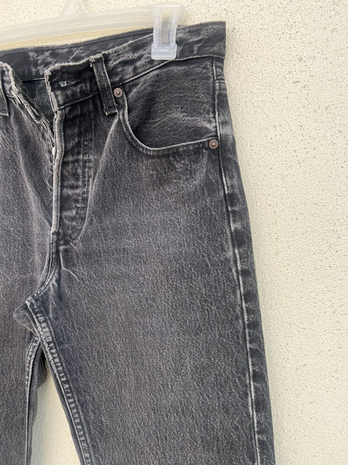 Levi's Vintage 1995 Levi’s 501 Faded Black Denim Jeans Size US 30 / EU 46 - 10 Thumbnail