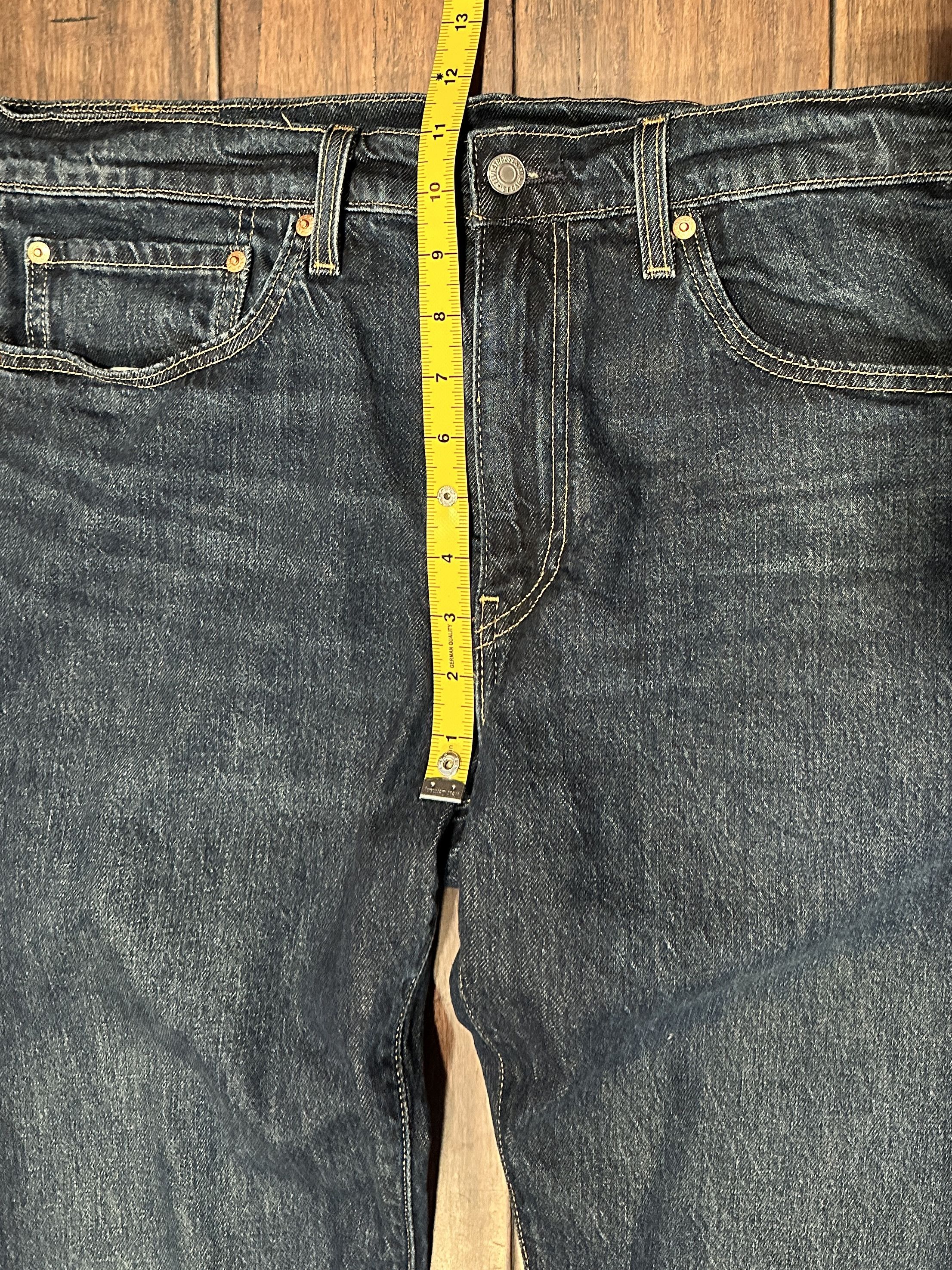 Levi's Levi’s 502 Taper Fit Jeans 34x32 Dark Wash Size US 34 / EU 50 - 4 Thumbnail