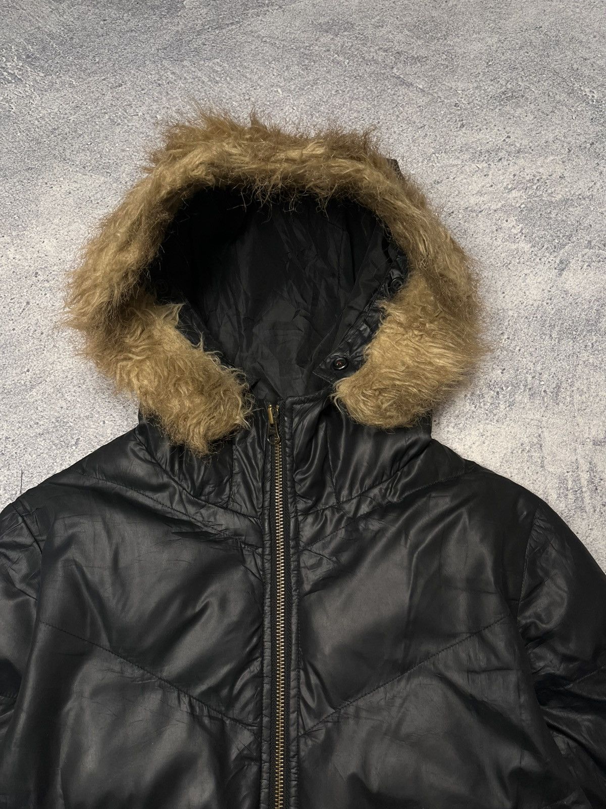 Japanese Brand Racoon Fur Puffer Jacket LGB Style Size US M / EU 48-50 / 2 - 2 Thumbnail