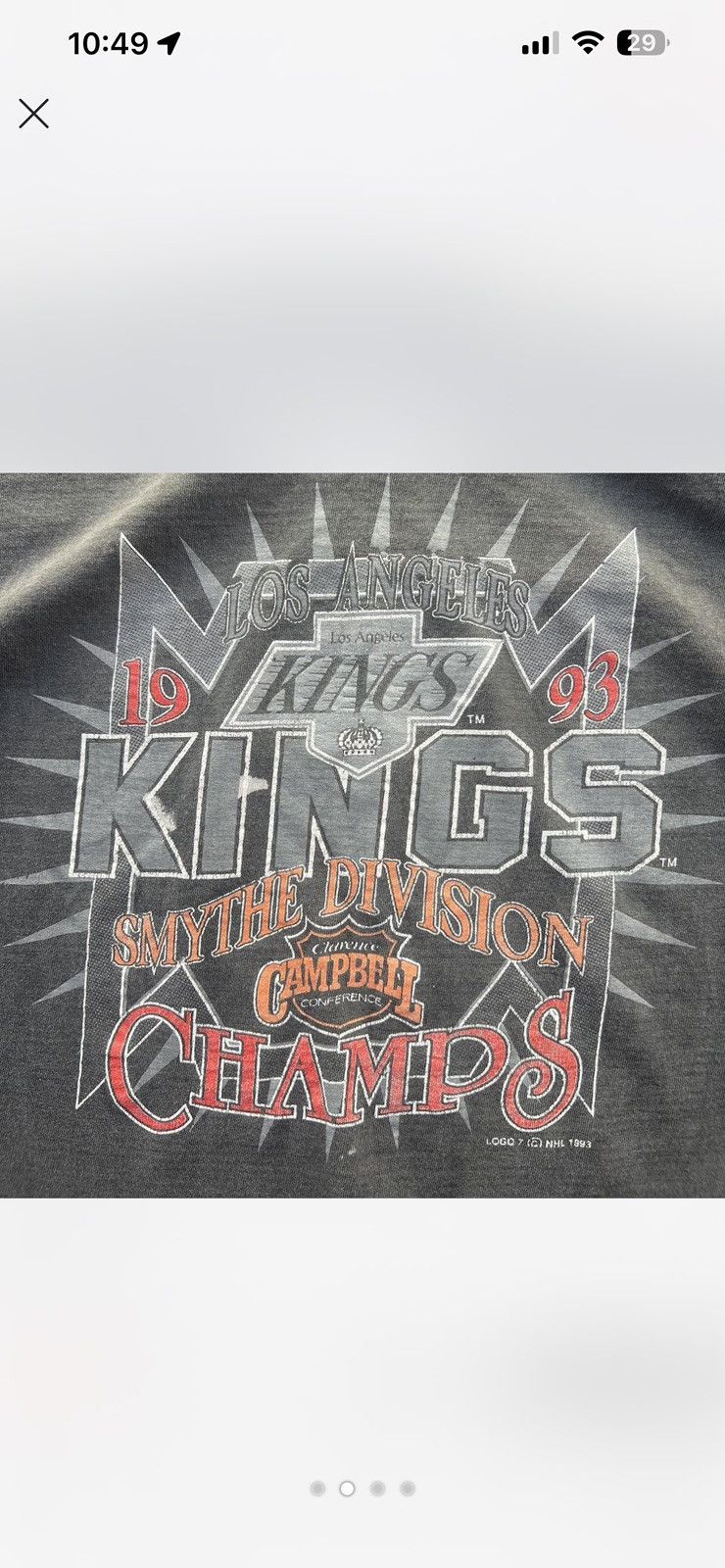 Vintage Vintage 90s Sacramento Kings single stitch Size US L / EU 52-54 / 3 - 3 Thumbnail