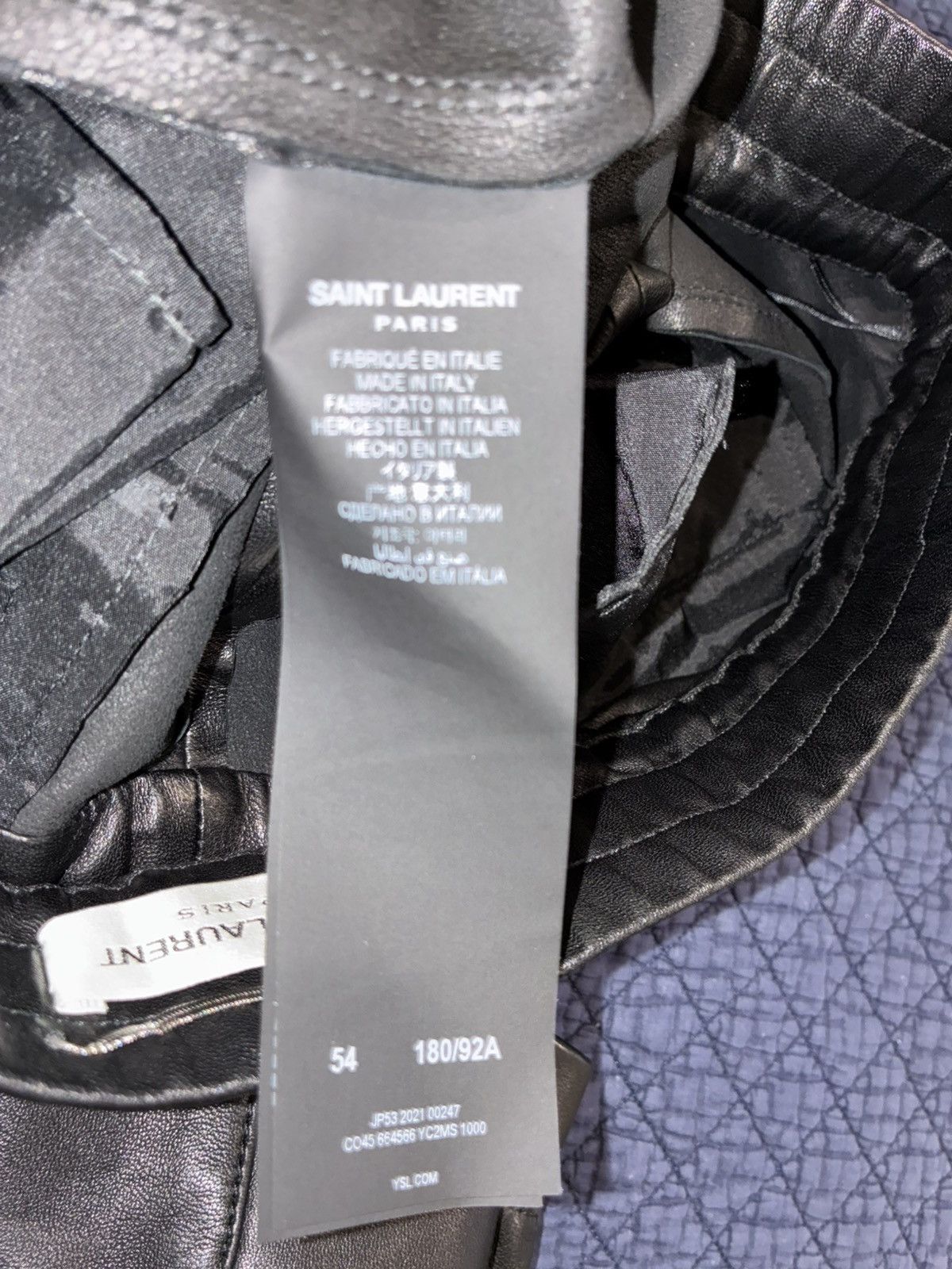 Saint Laurent Paris Saint Laurent Lambskin Joggers Size US 38 / EU 54 - 6 Thumbnail