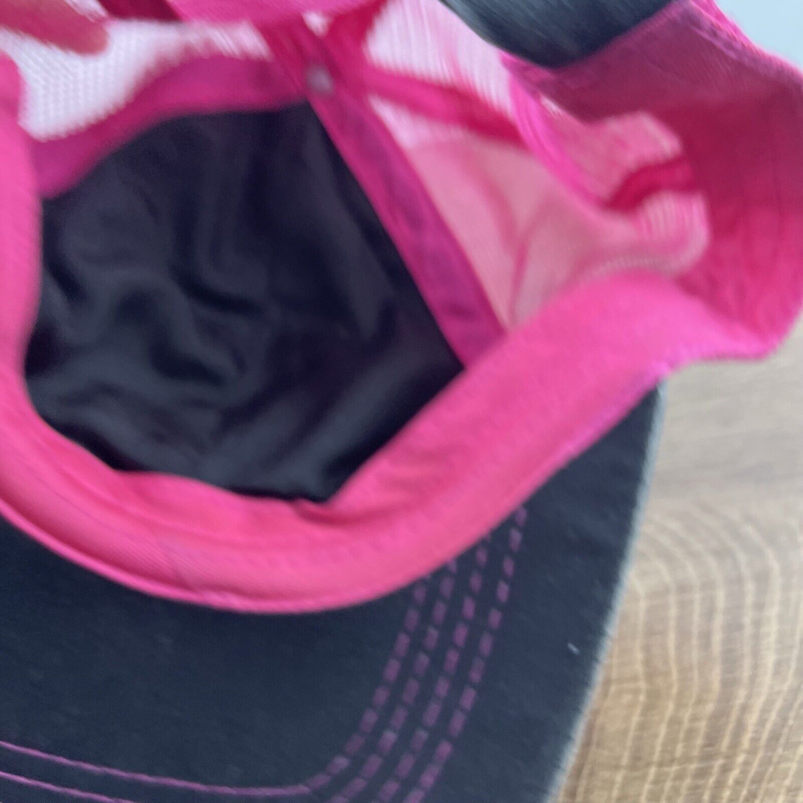 Other Plain Gray Pink Baseball Hat Gray Adjustable Hat Gray Adult Size ONE SIZE - 12 Thumbnail