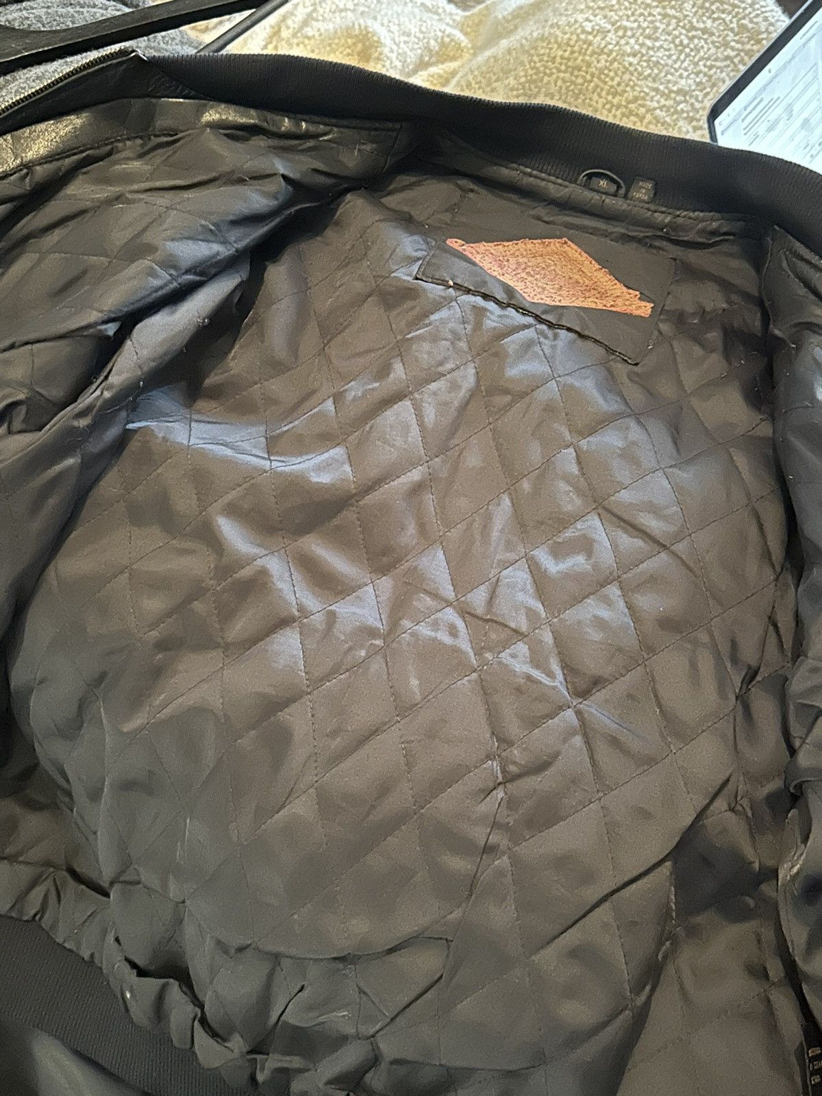 Vintage Leather Bomber Size US XL / EU 56 / 4 - 6 Thumbnail