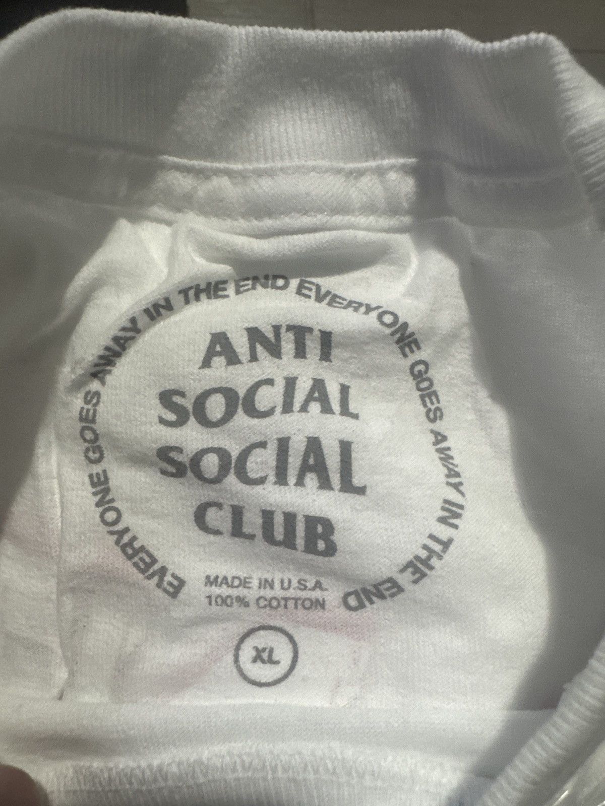 Anti Social Social Club Anti Social Social Club Size US XL / EU 56 / 4 - 2 Thumbnail