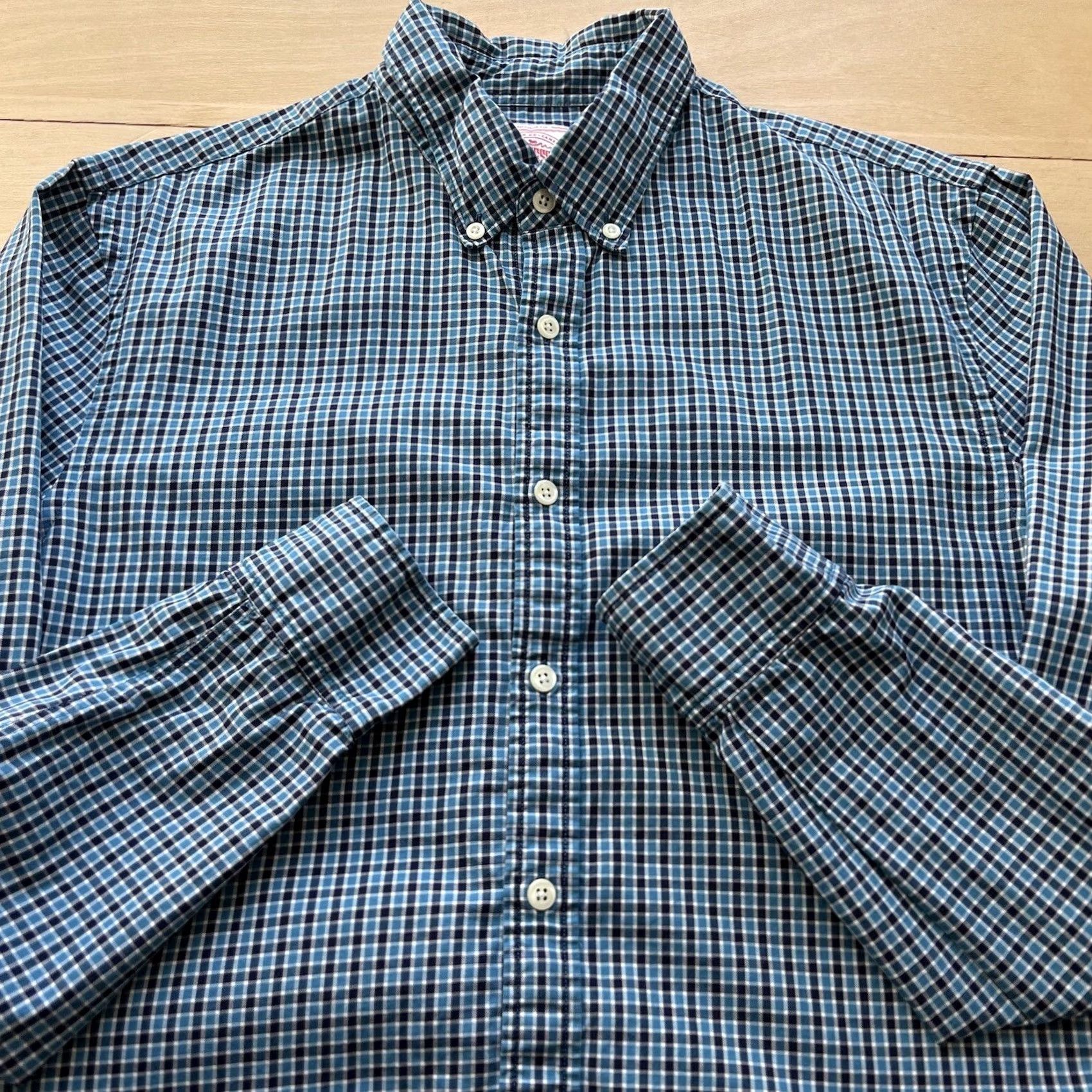 Vintage J Press Shirt Large Blue Collared Button Up Long Sleeve Chicago Illinois Size US L / EU 52-54 / 3 - 4 Thumbnail