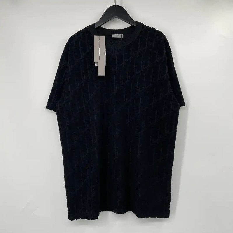 Dior Dior Black Cotton Short Sleeve T-Shirt 0089 Size US XL / EU 56 / 4 - 1 Thumbnail