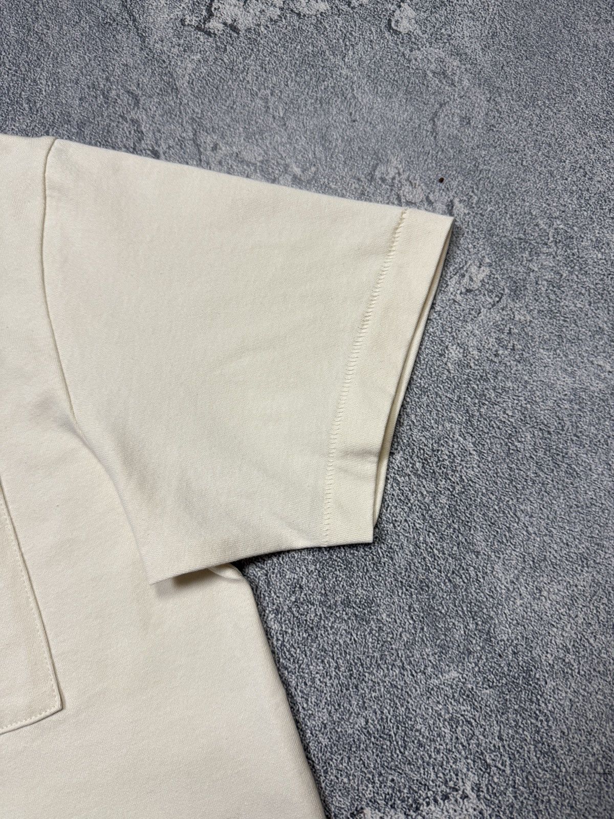 RRL Ralph Lauren RRL Double RL Beige Pocket Tee Size US S / EU 44-46 / 1 - 6 Thumbnail