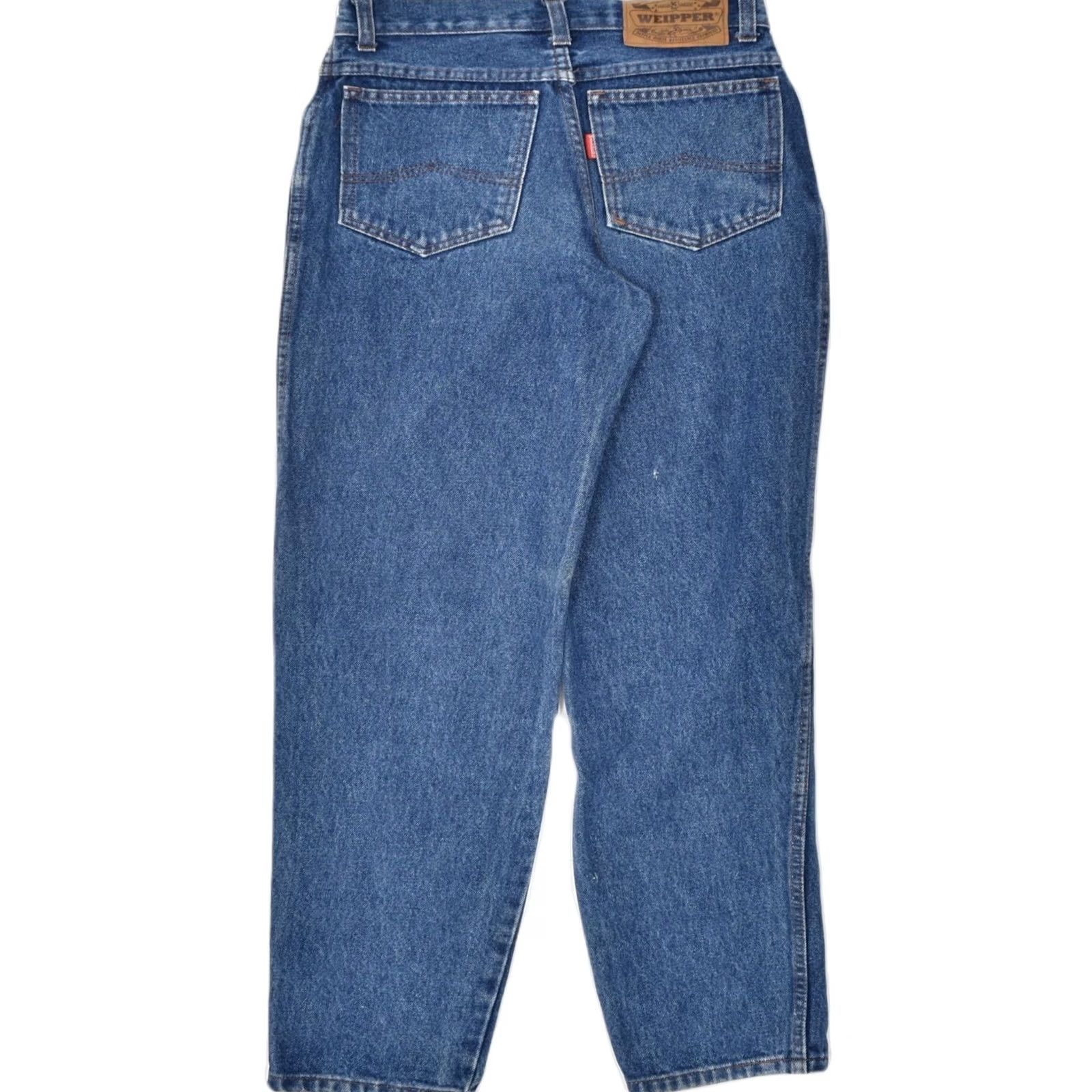 Vintage WEIPPER Womens Tapered Jeans Blue W24 L31 Size 42" / US 20 - 2 Thumbnail